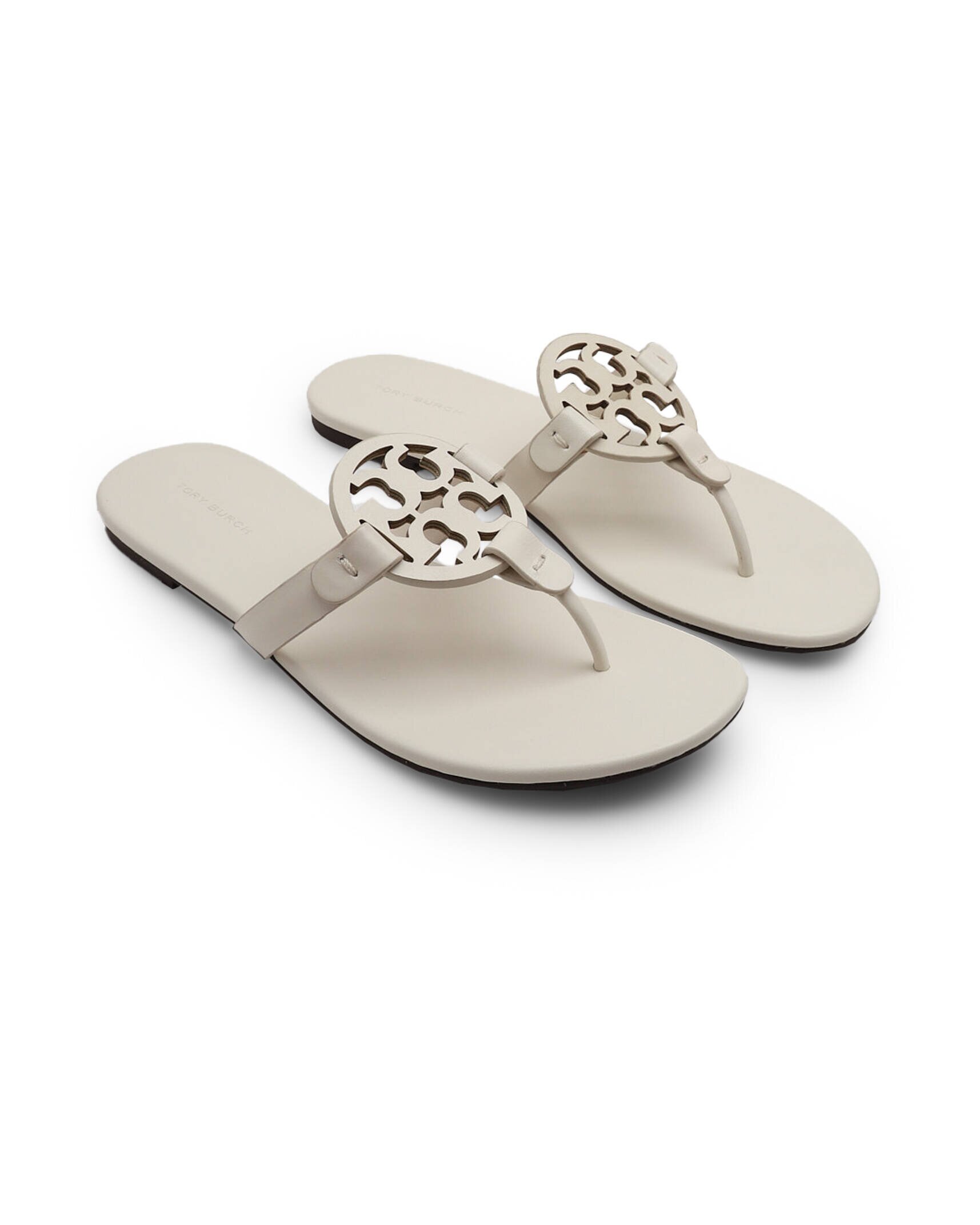 Tory Burch De piele flip flops Miller