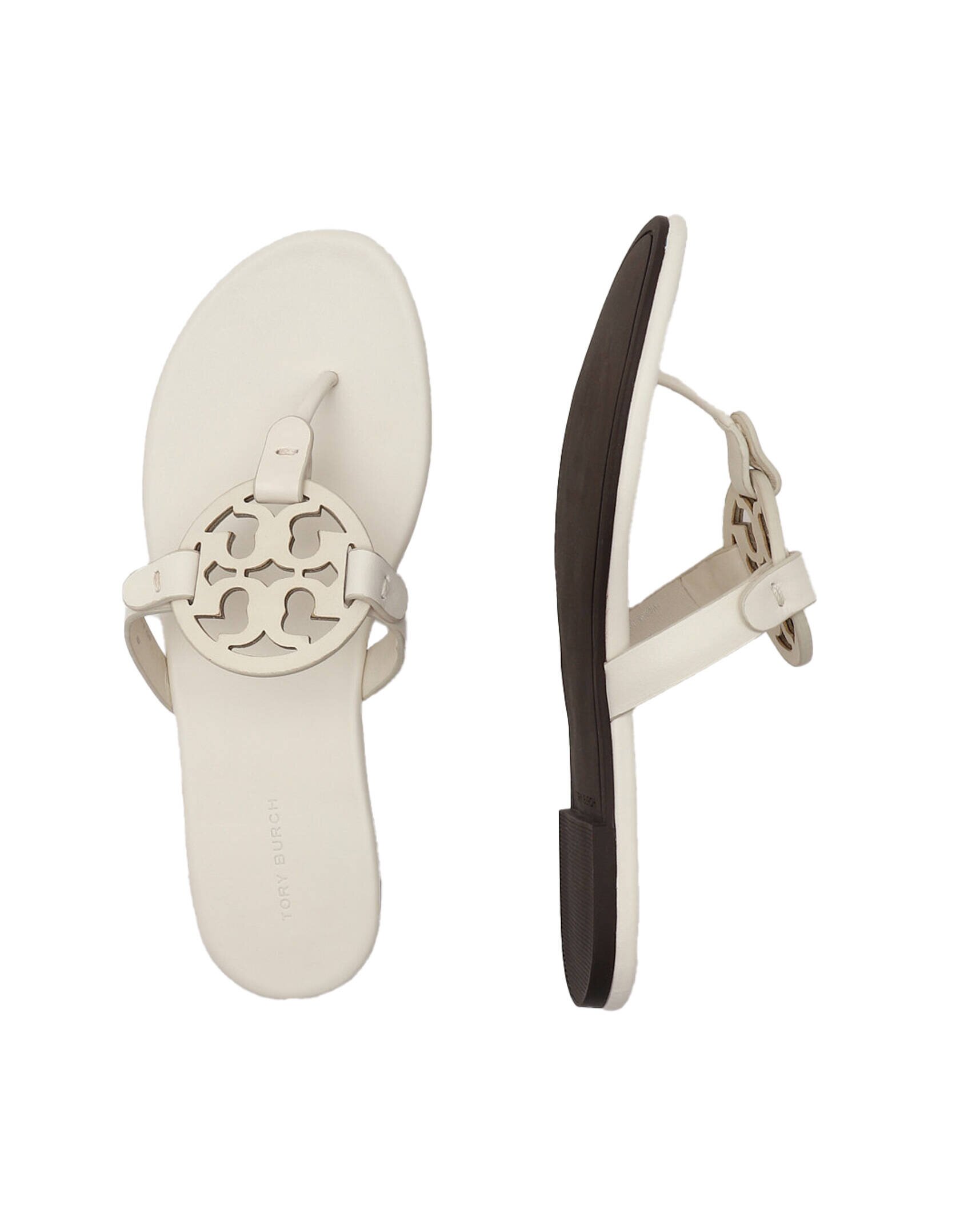 Tory Burch De piele flip flops Miller