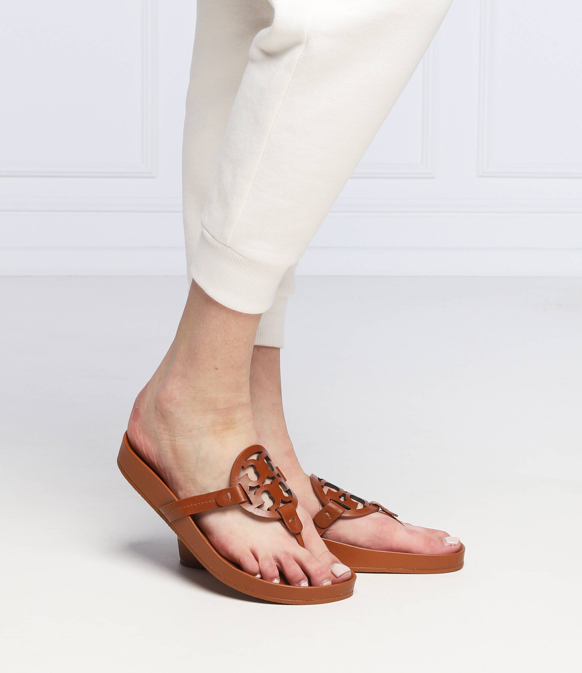 Tory Burch De piele flip flops Miller Cloud