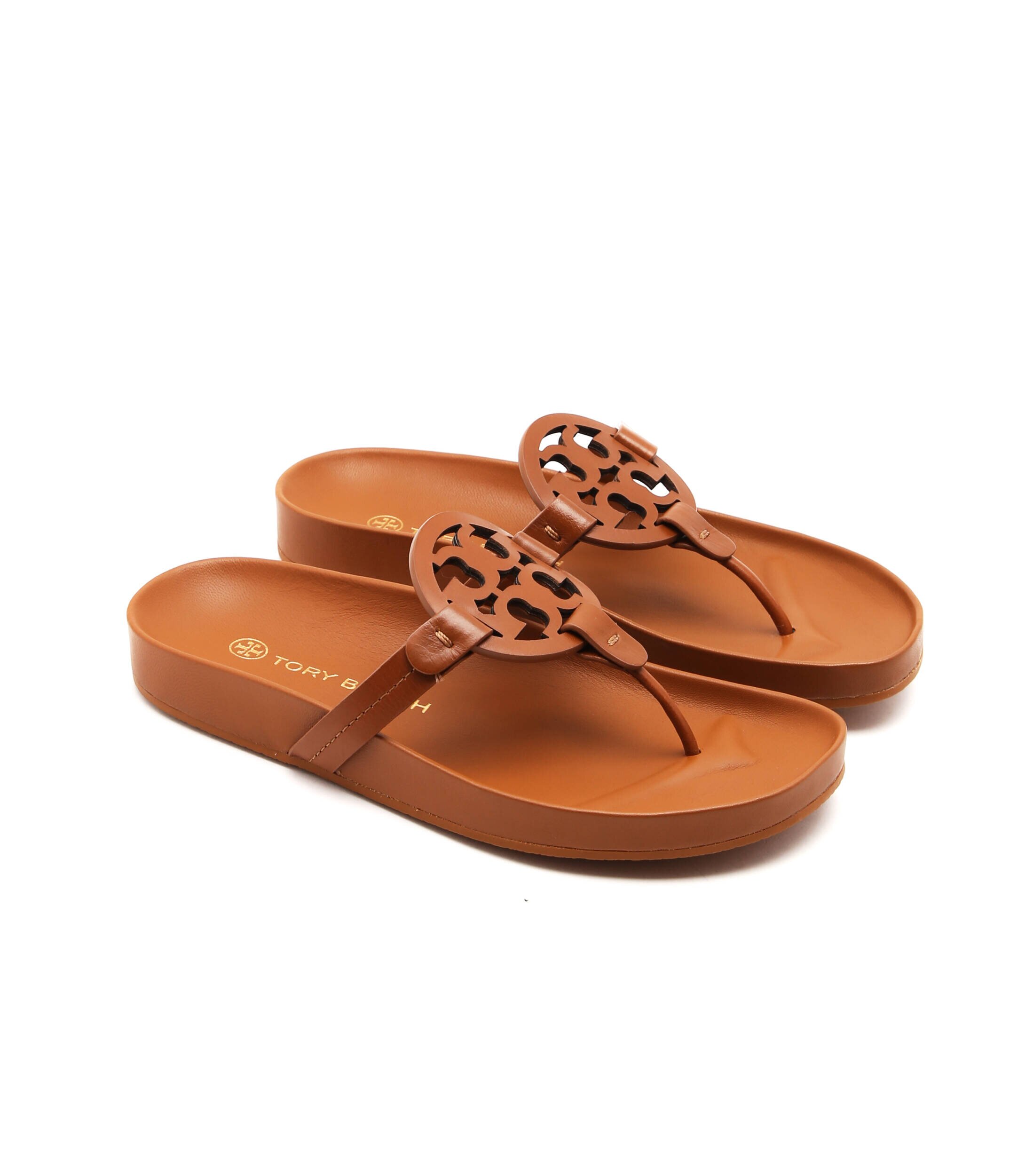 Tory Burch De piele flip flops Miller Cloud