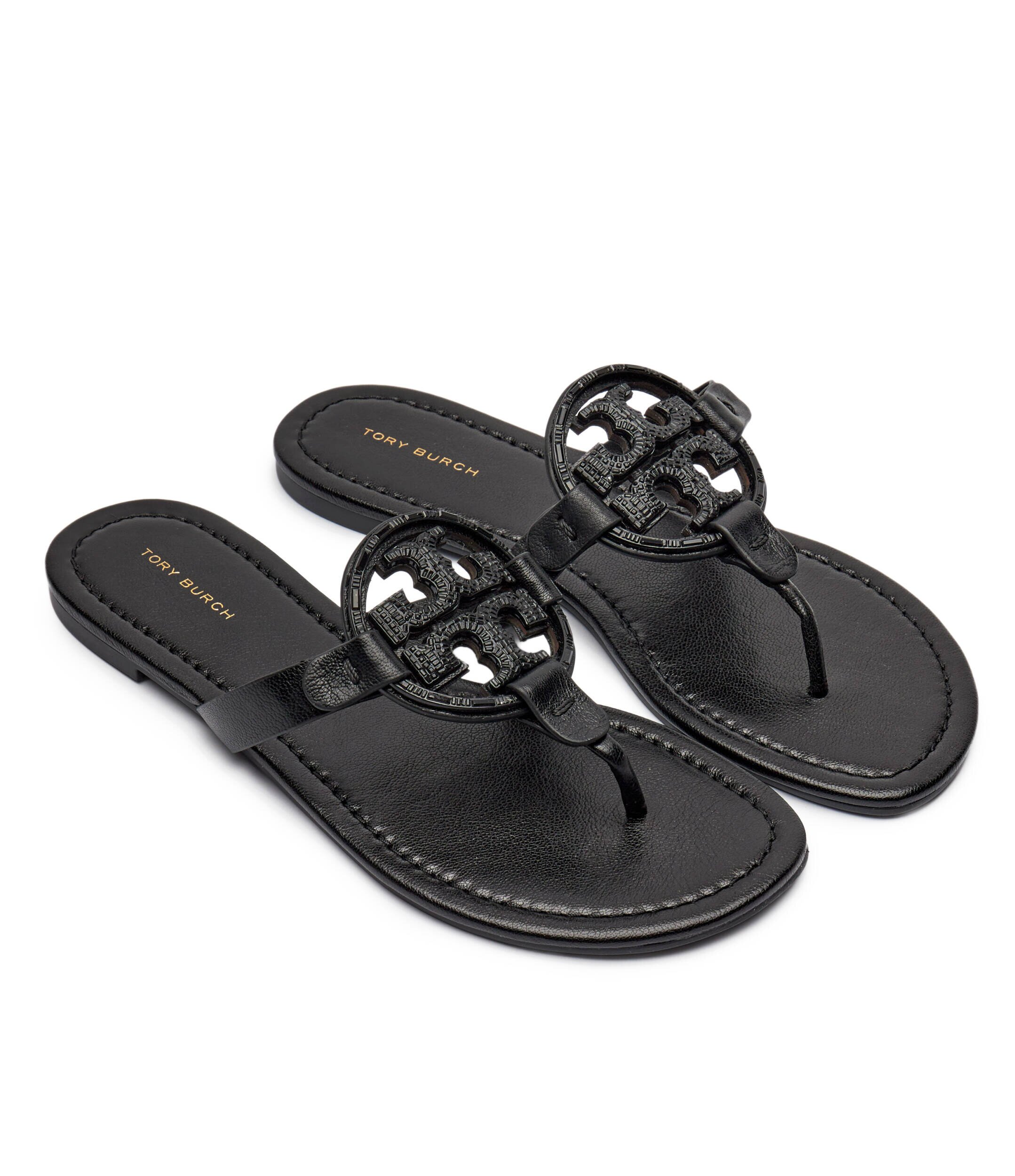 Tory Burch De piele flip flops Miller Deco