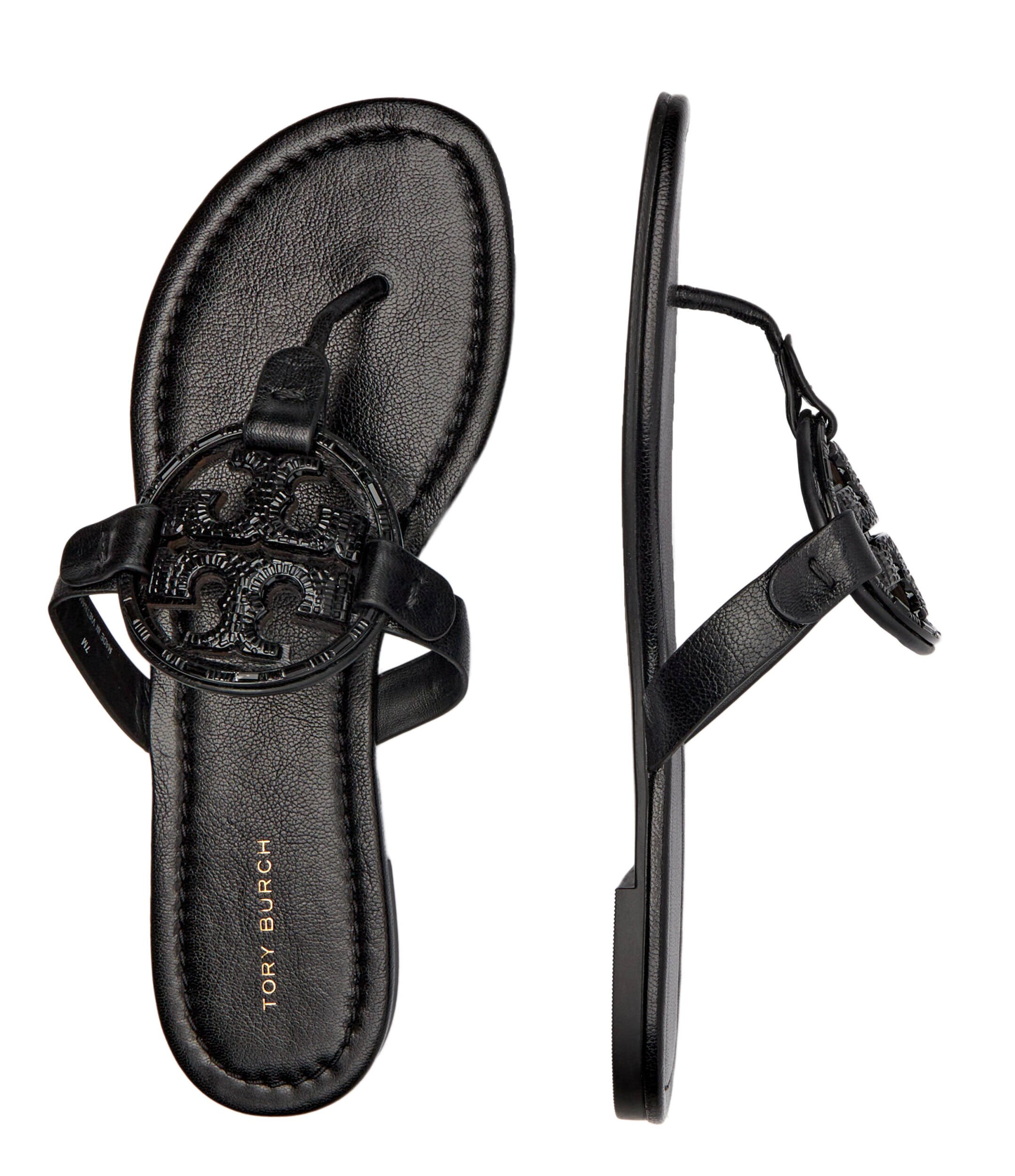 Tory Burch De piele flip flops Miller Deco