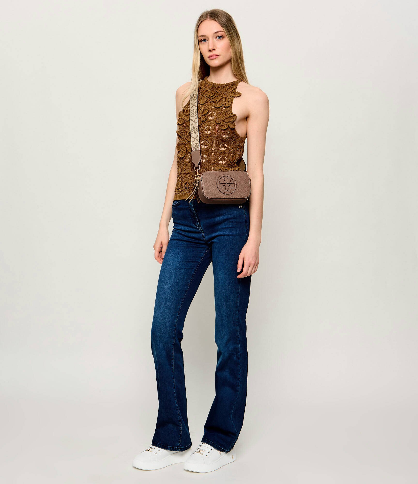 Tory Burch De piele geantă poștaș Miller Mini