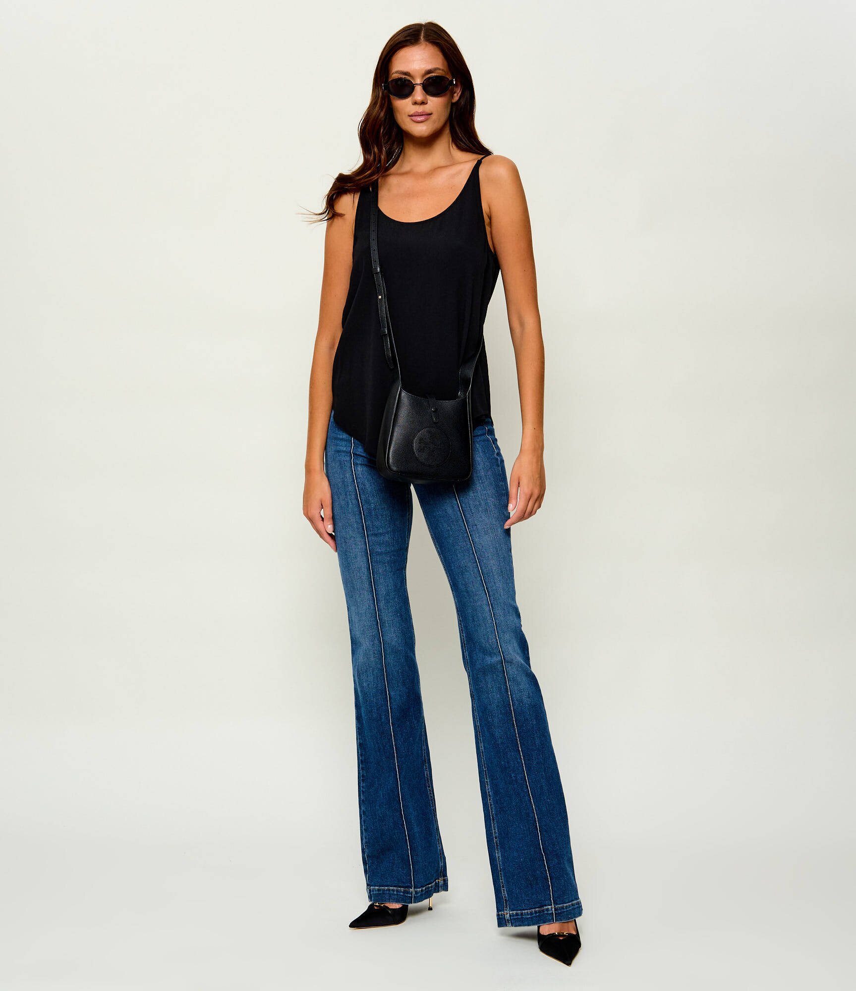 Tory Burch De piele geantă poștaș Miller Swing
