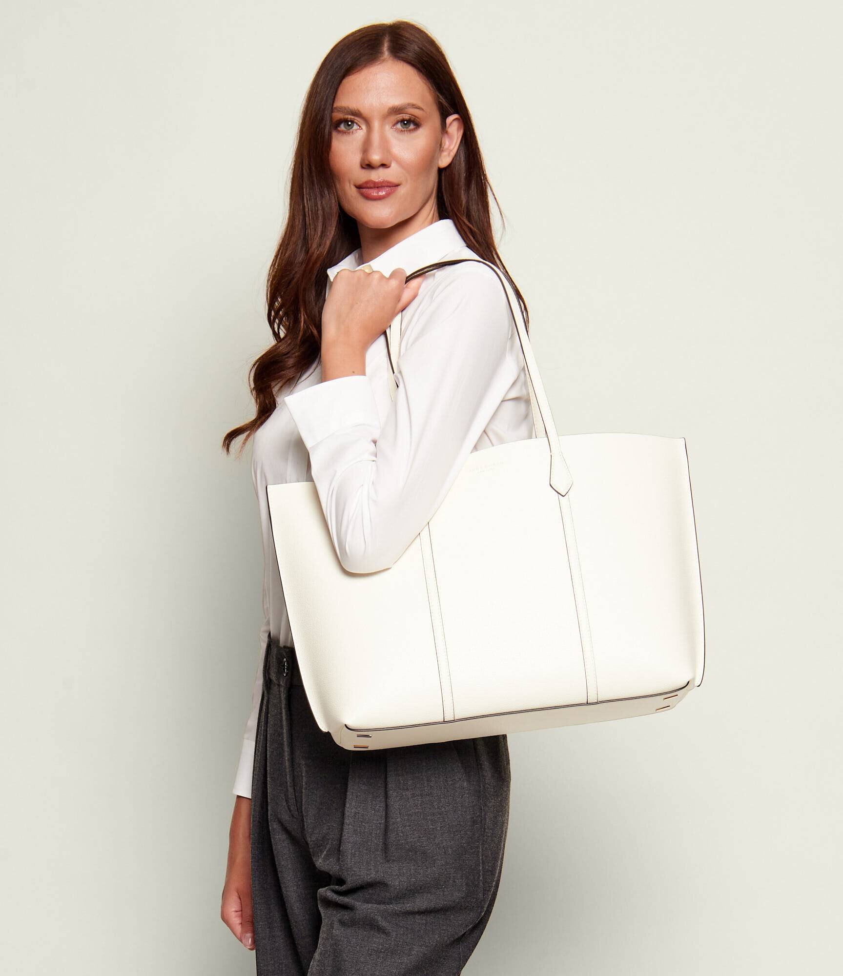 Tory Burch De piele geantă shopper + borsetă Perry