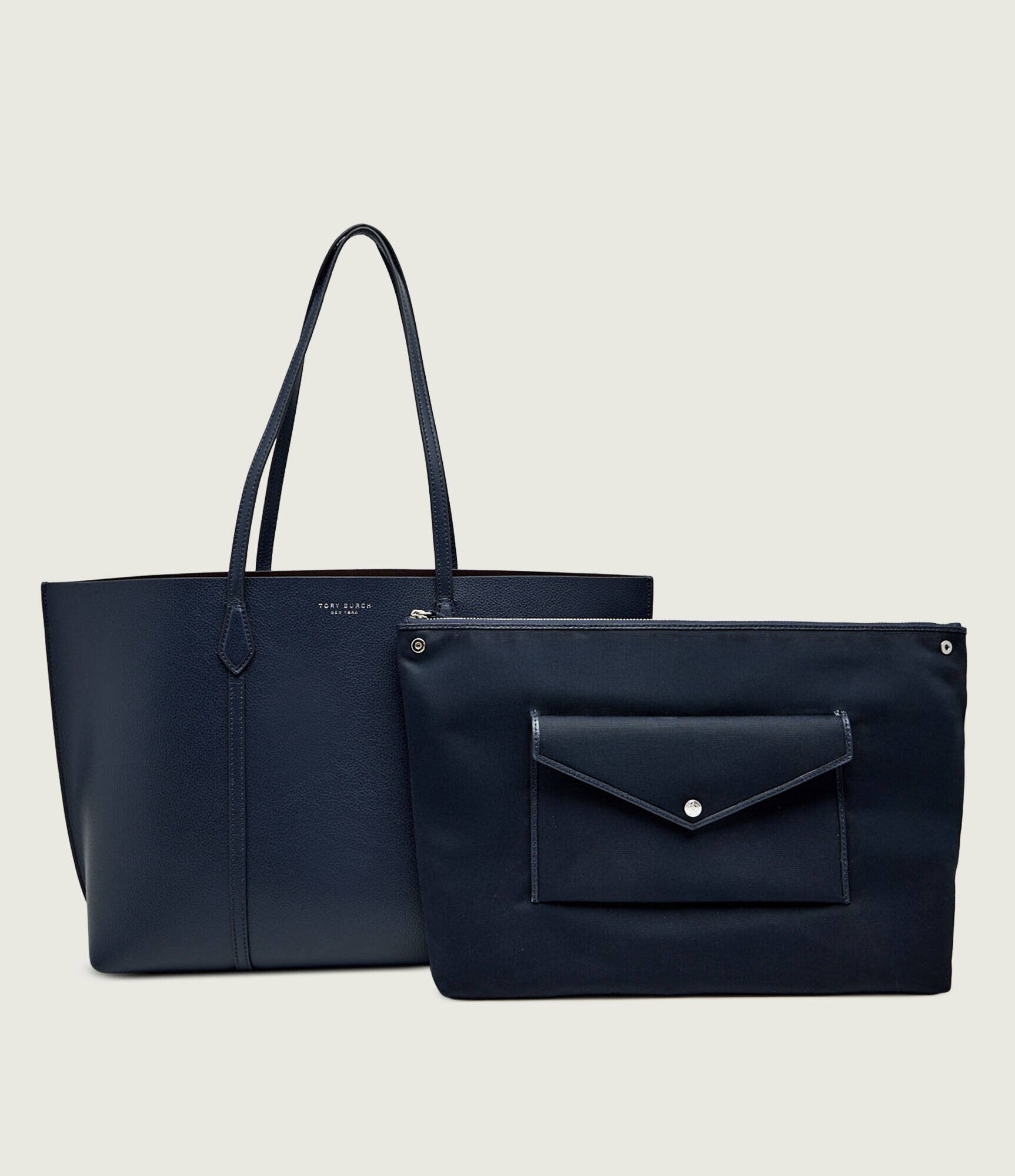 Tory Burch De piele geantă shopper + borsetă Perry