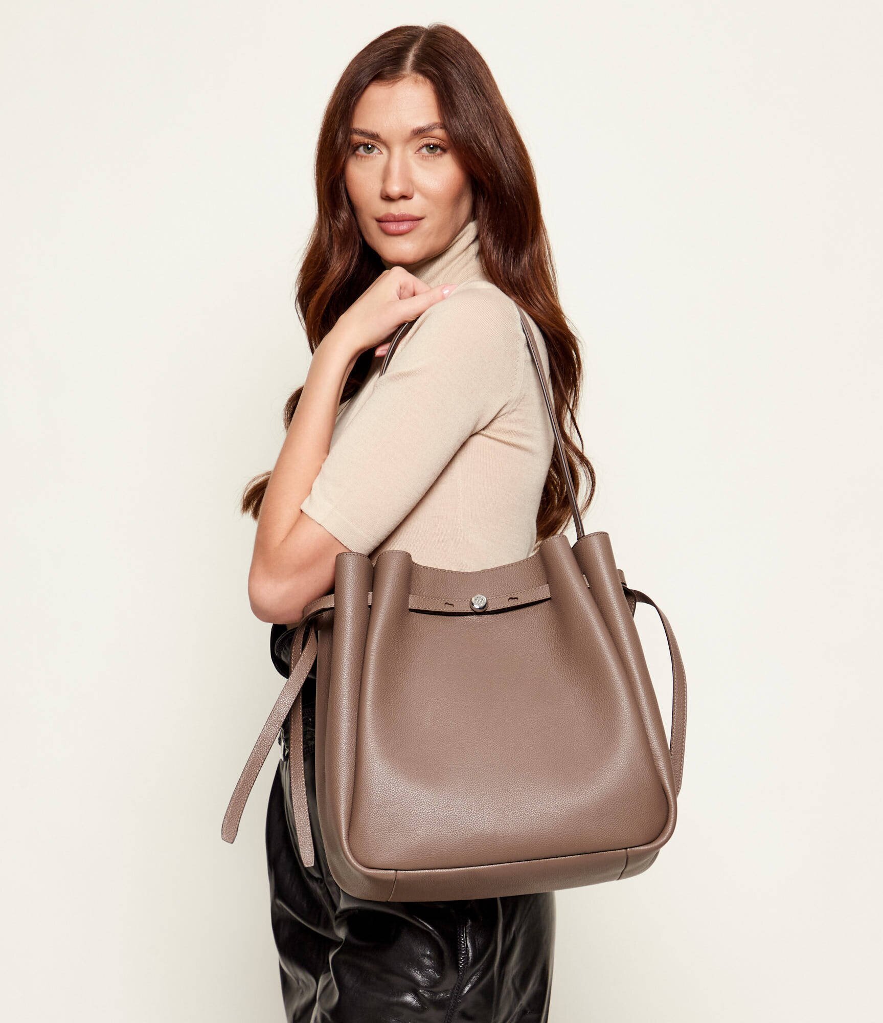 Tory Burch De piele geantă shopper Romy
