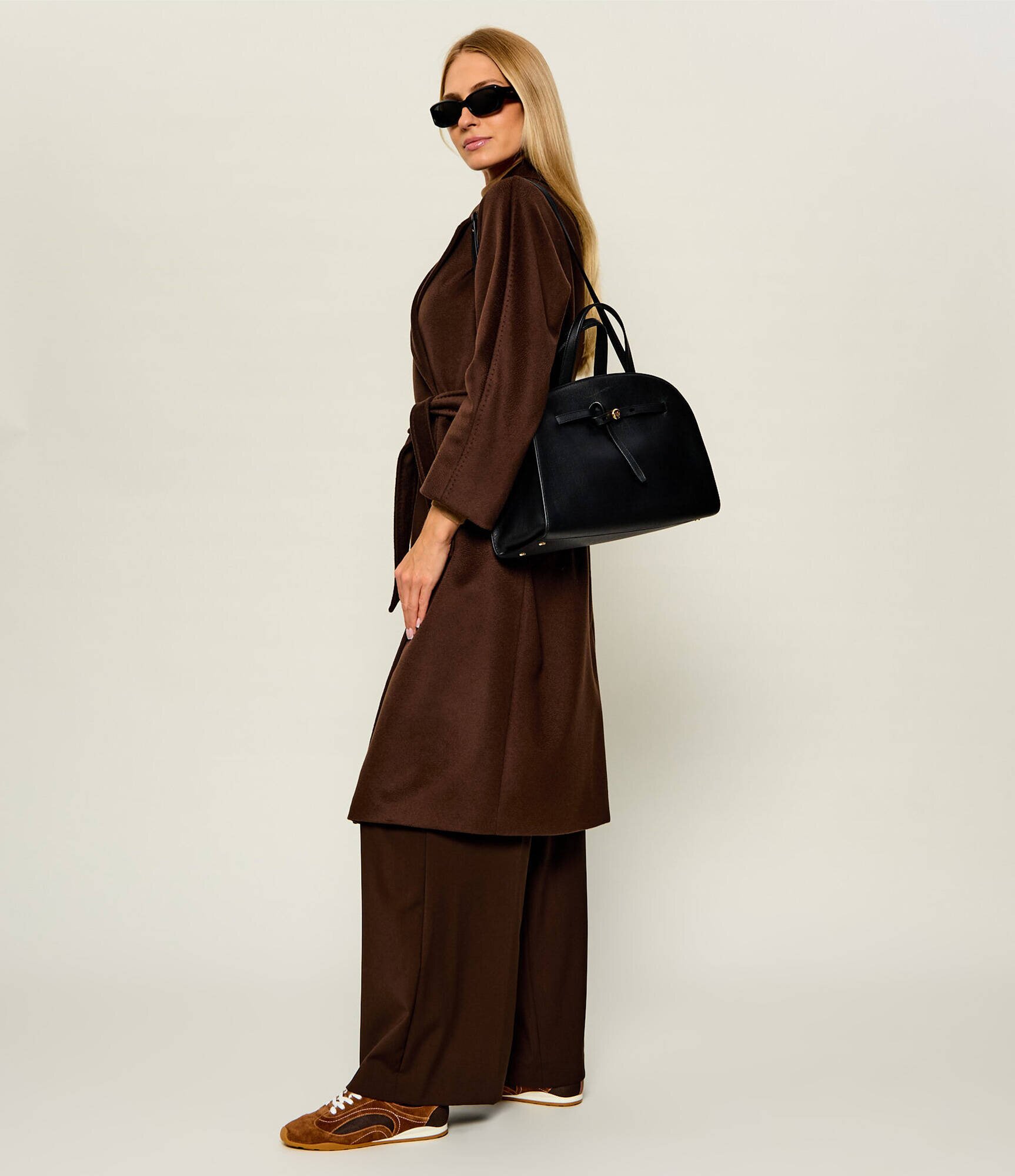 Tory Burch De piele geantă shopper Romy Bauletto