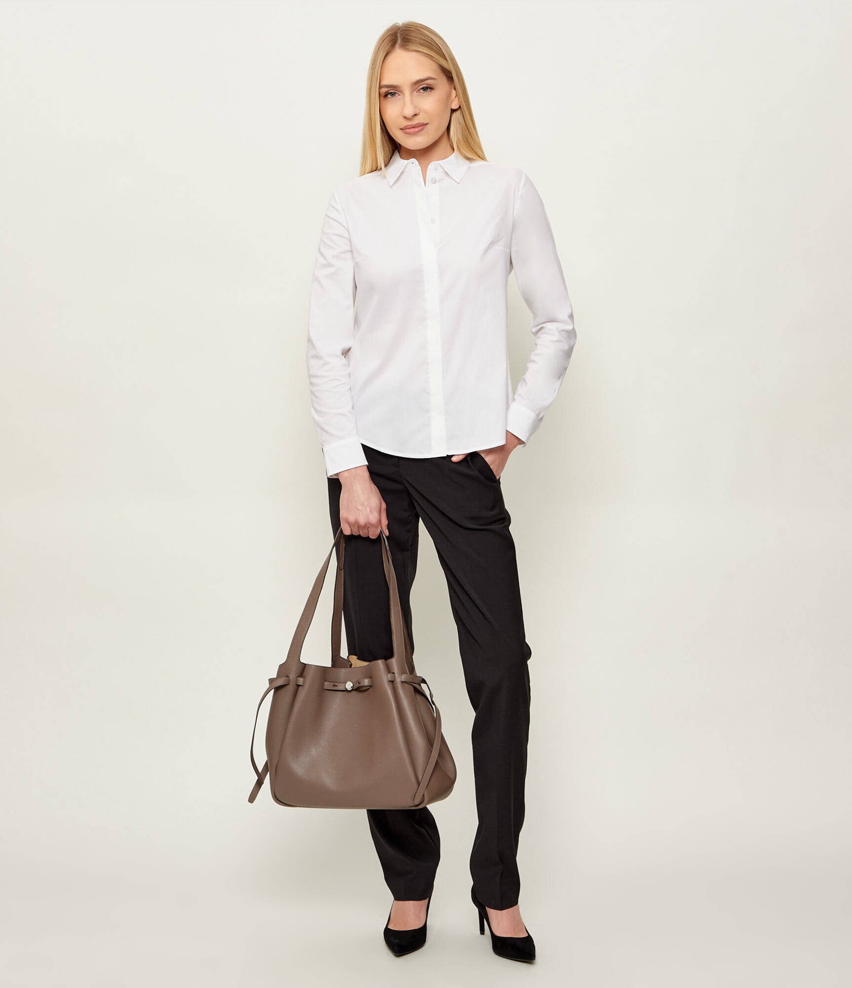 Tory Burch De piele geantă shopper Romy Large