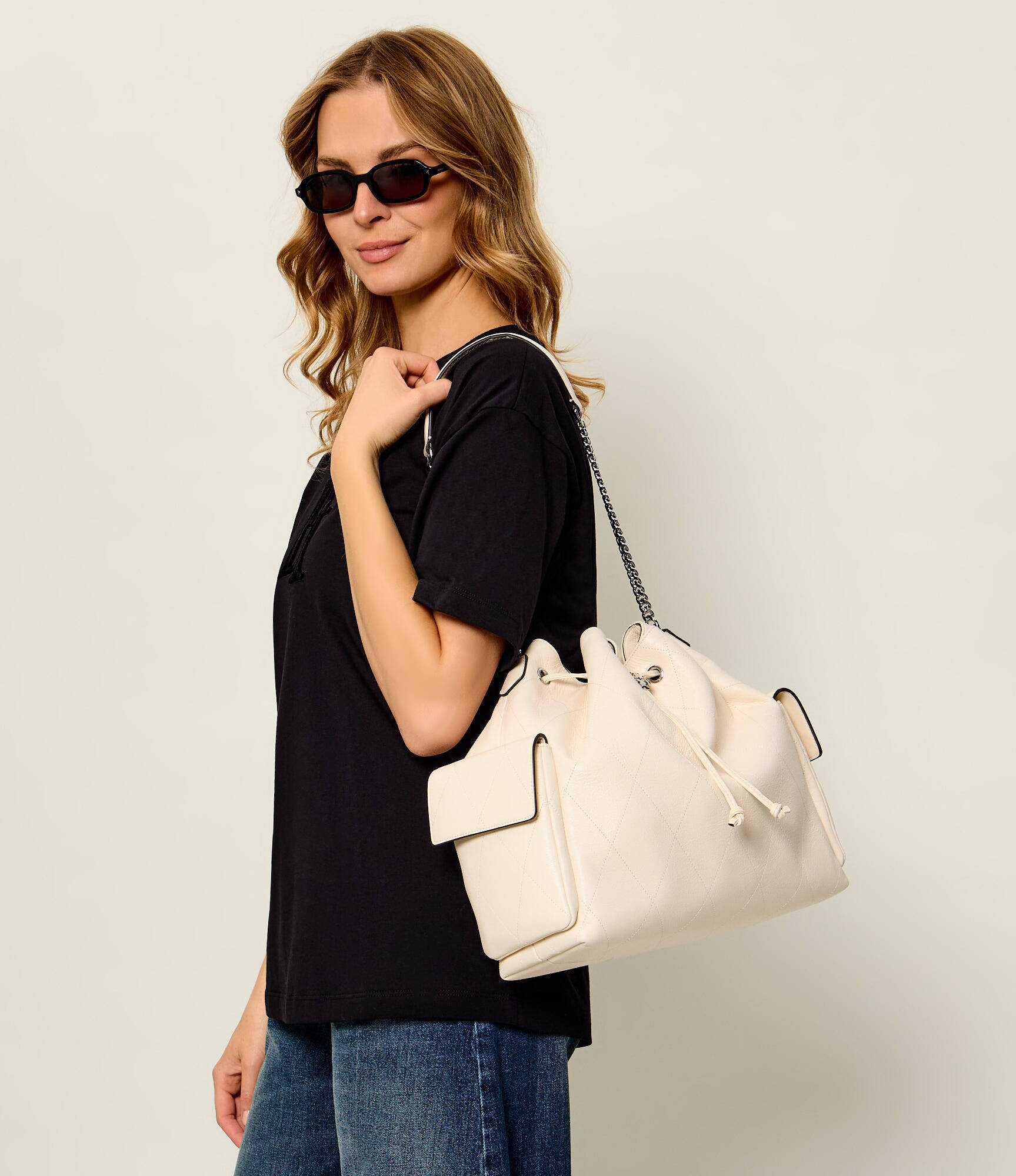 Tory Burch De piele geantă tip sac Charlie