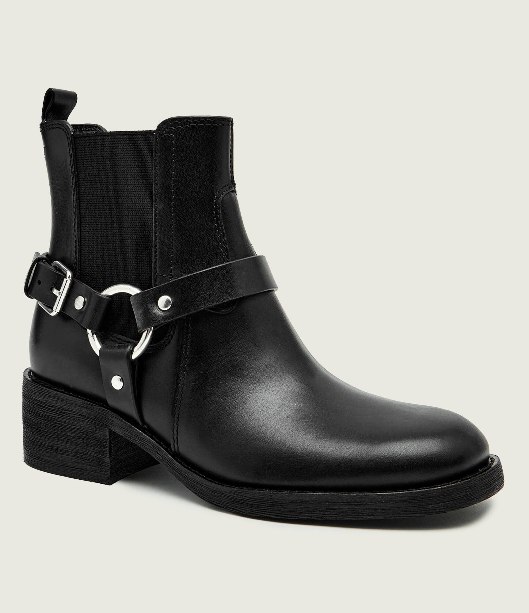 Tory Burch De piele ghete biker MOTO
