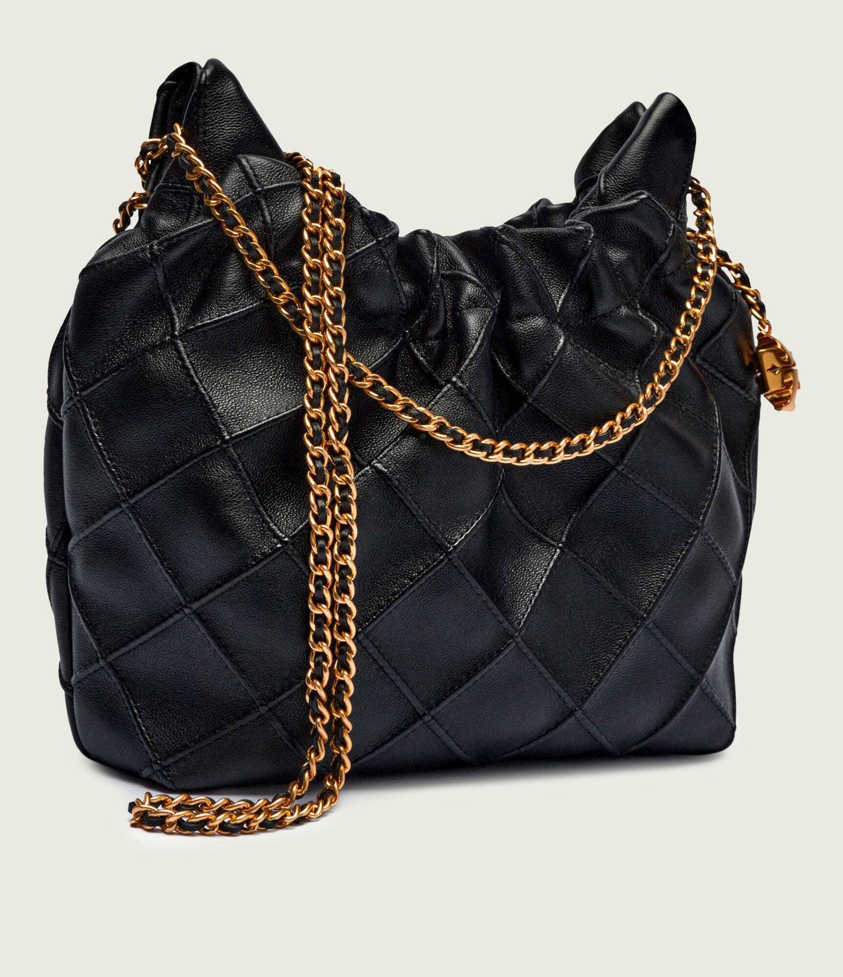 Tory Burch De piele hobo Fleming Mini