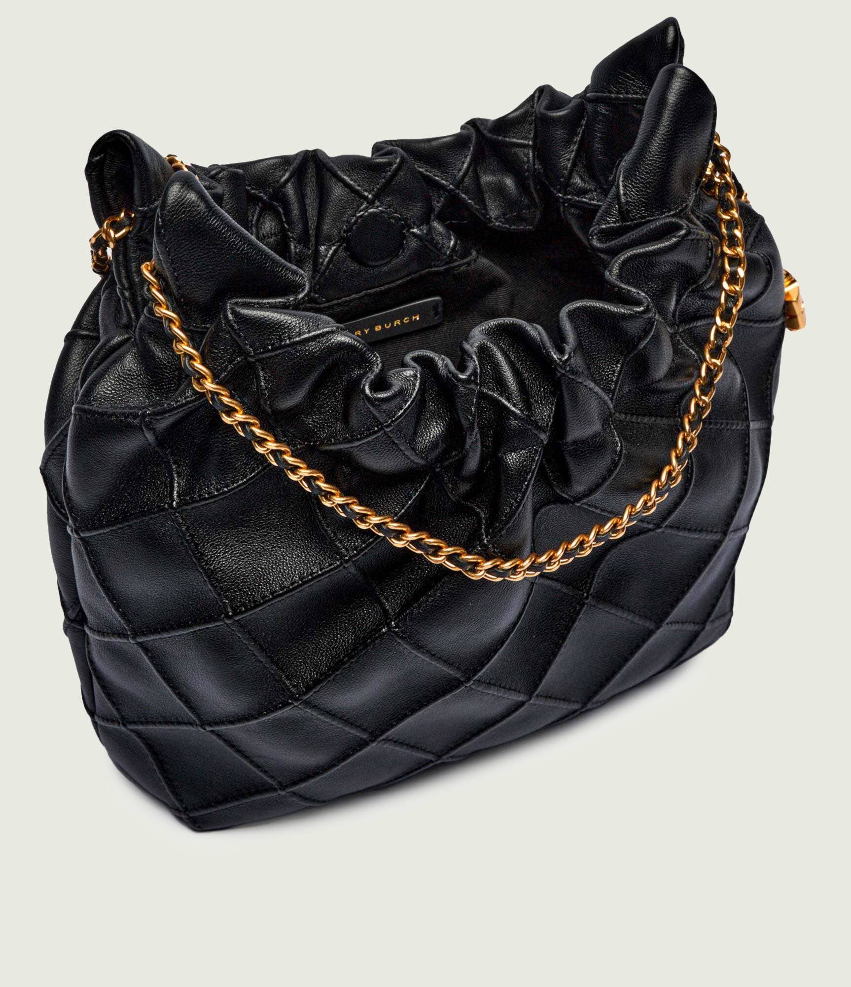 Tory Burch De piele hobo Fleming Mini