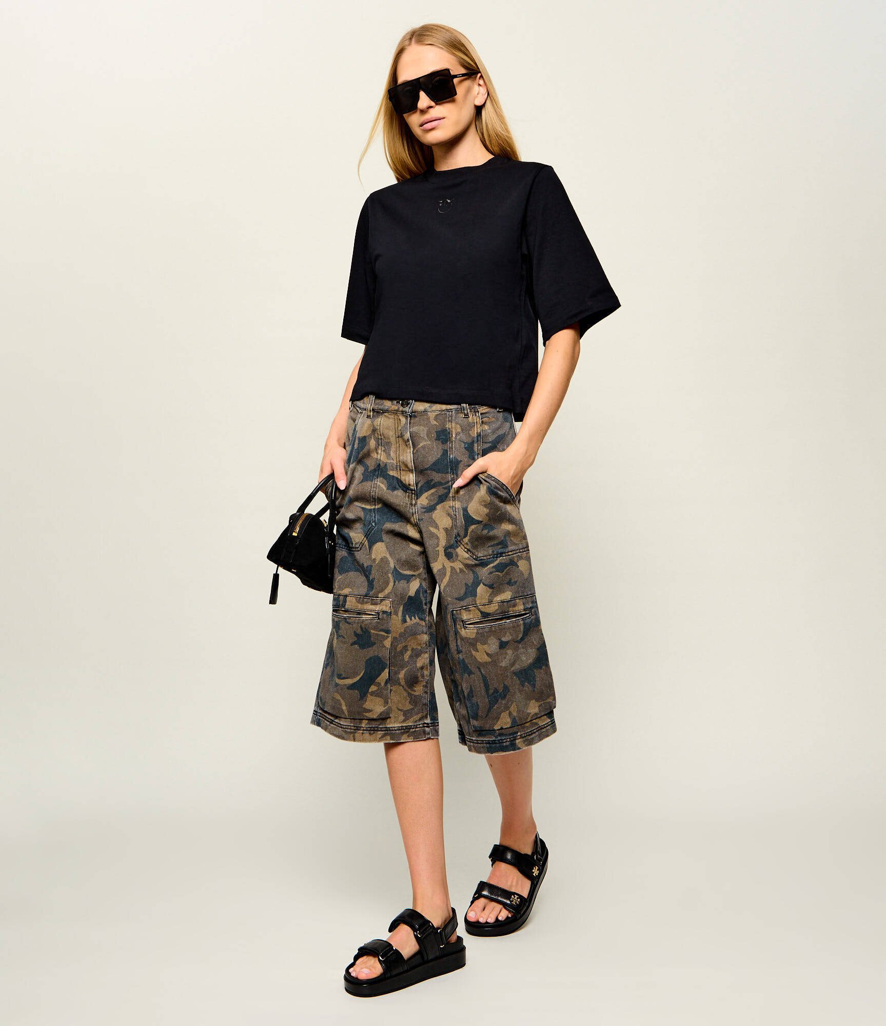 Tory Burch Skórzane sandale KIRA SPORT
