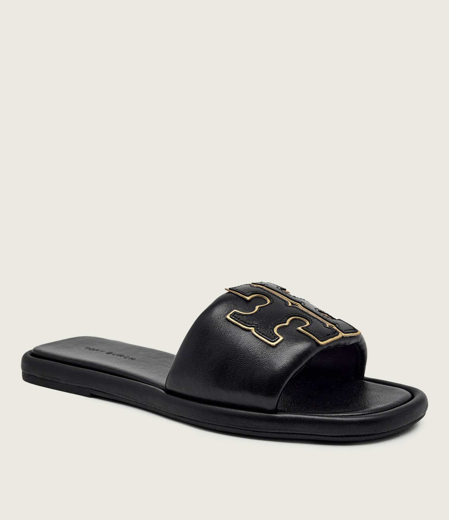 Tory Burch De piele șlapi DOUBLE T SPORT SLIDE