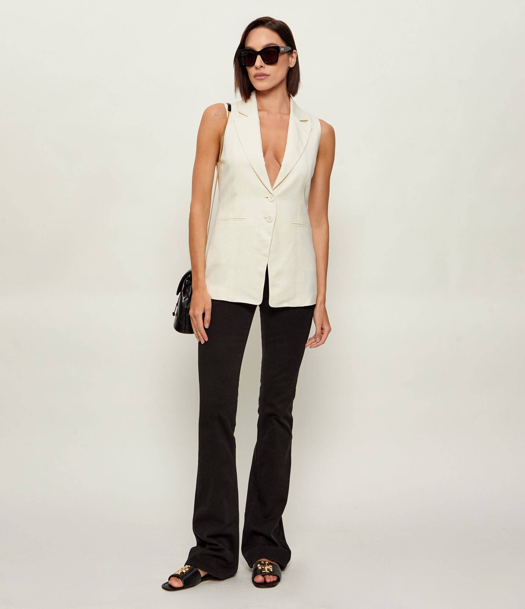 Tory Burch De piele șlapi ELEANOR