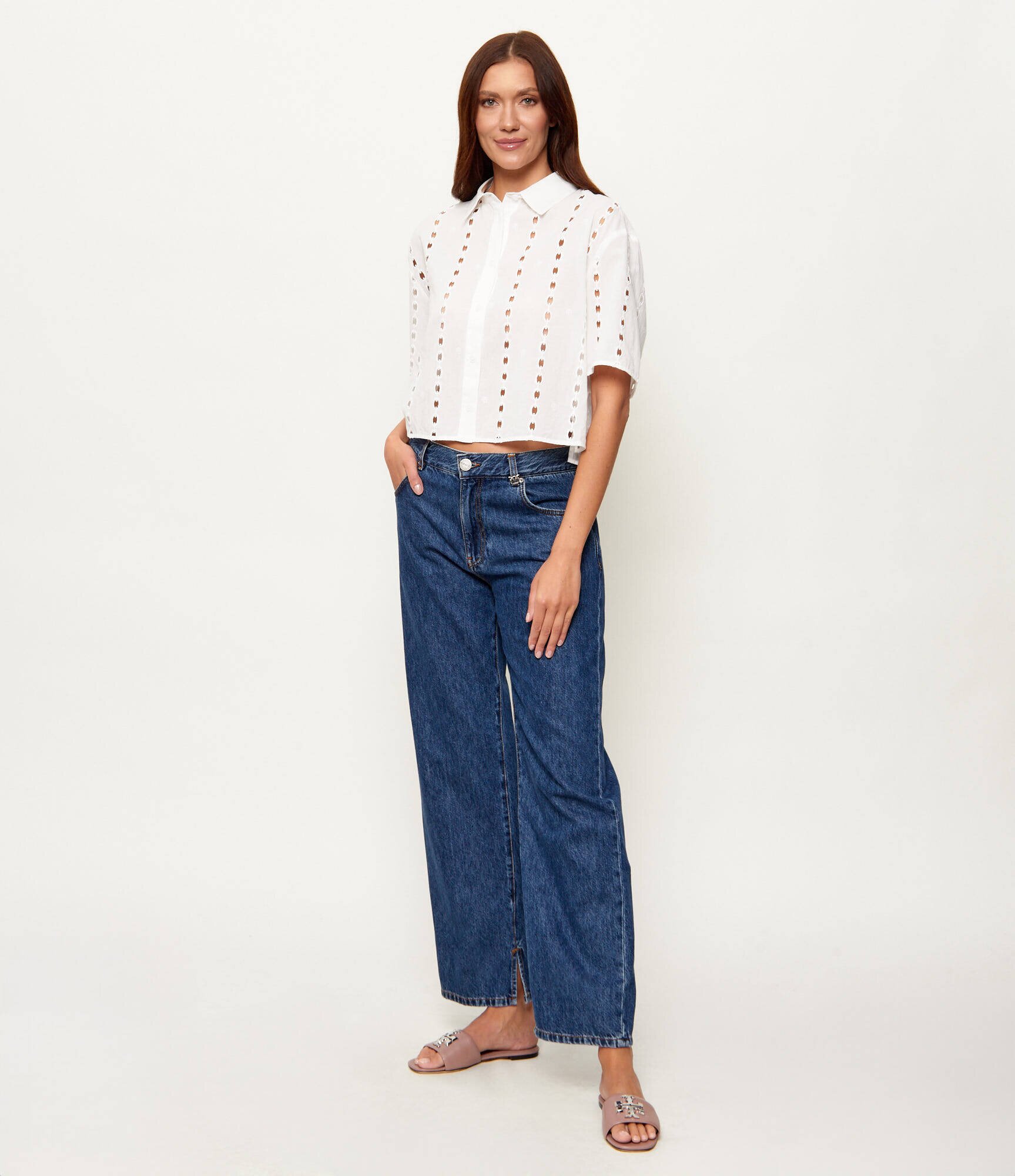 Tory Burch De piele șlapi ELEANOR