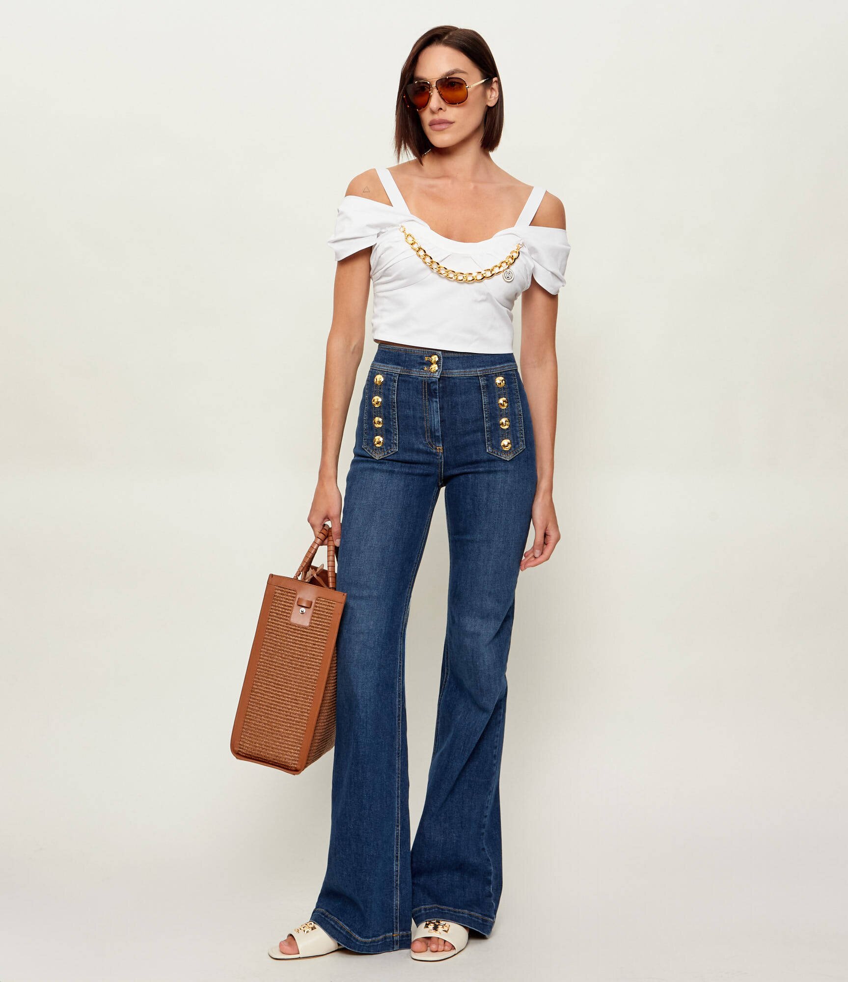 Tory Burch De piele șlapi ELEANOR