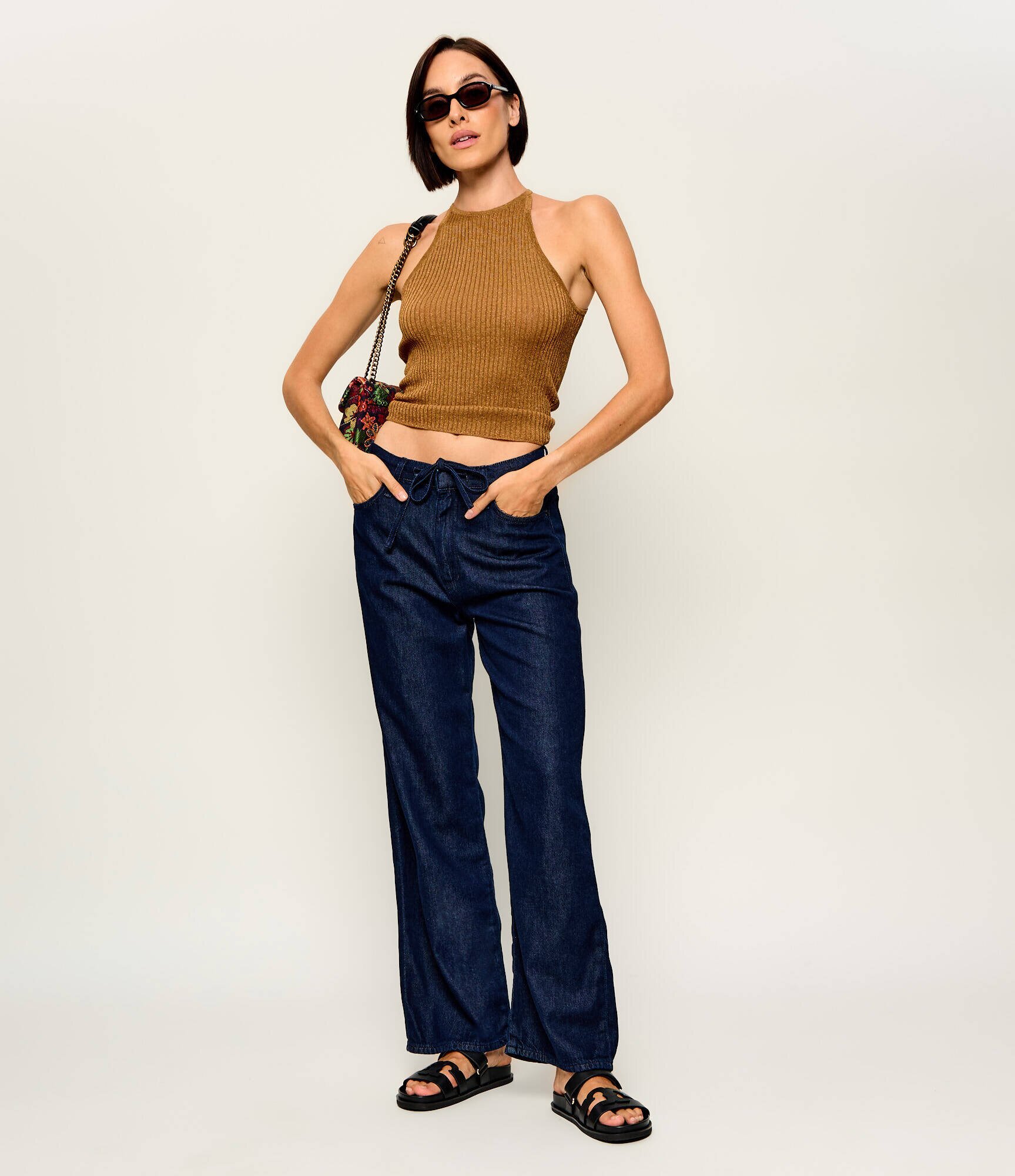 Tory Burch De piele șlapi INES