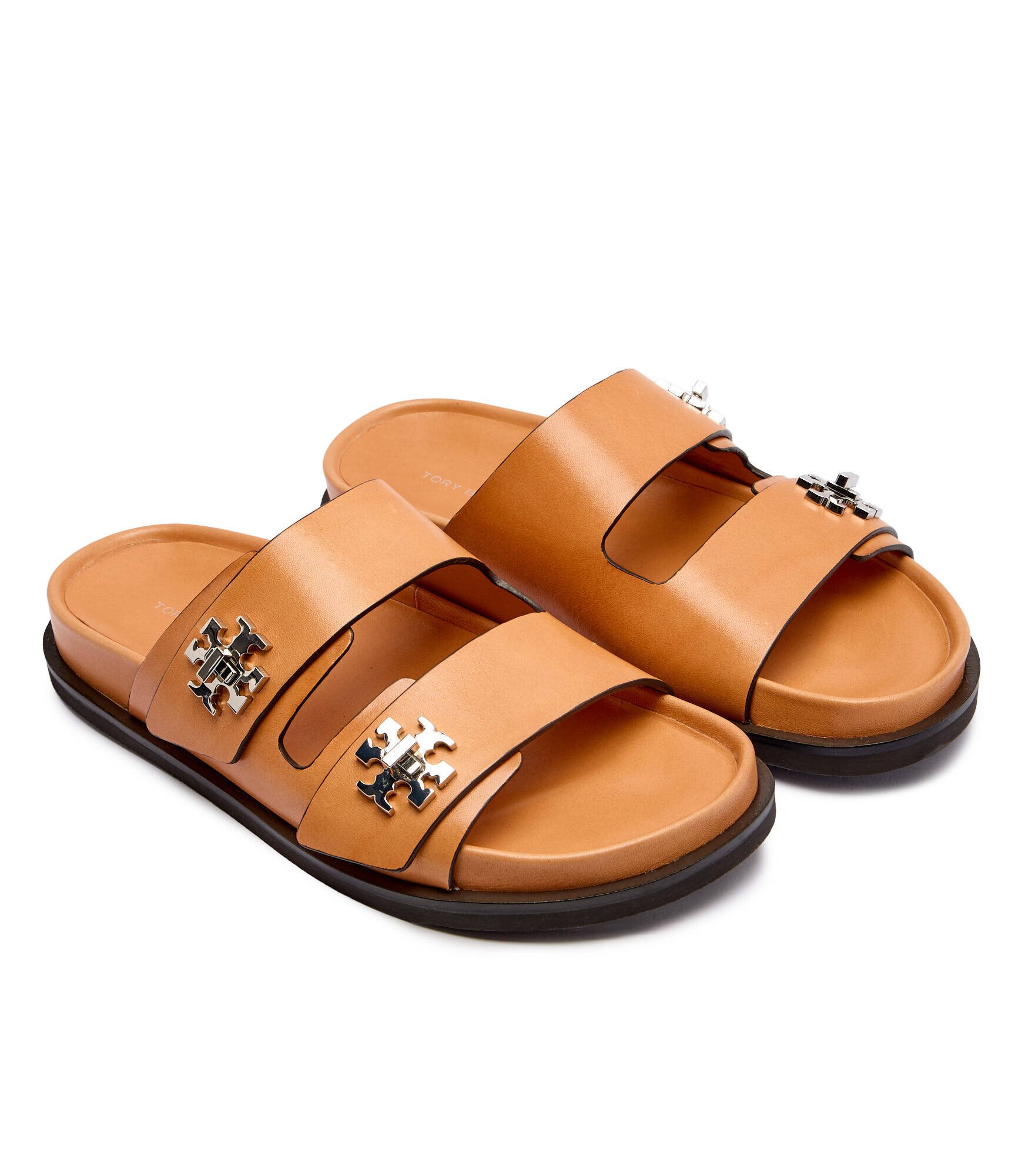 Tory Burch De piele șlapi T Lock
