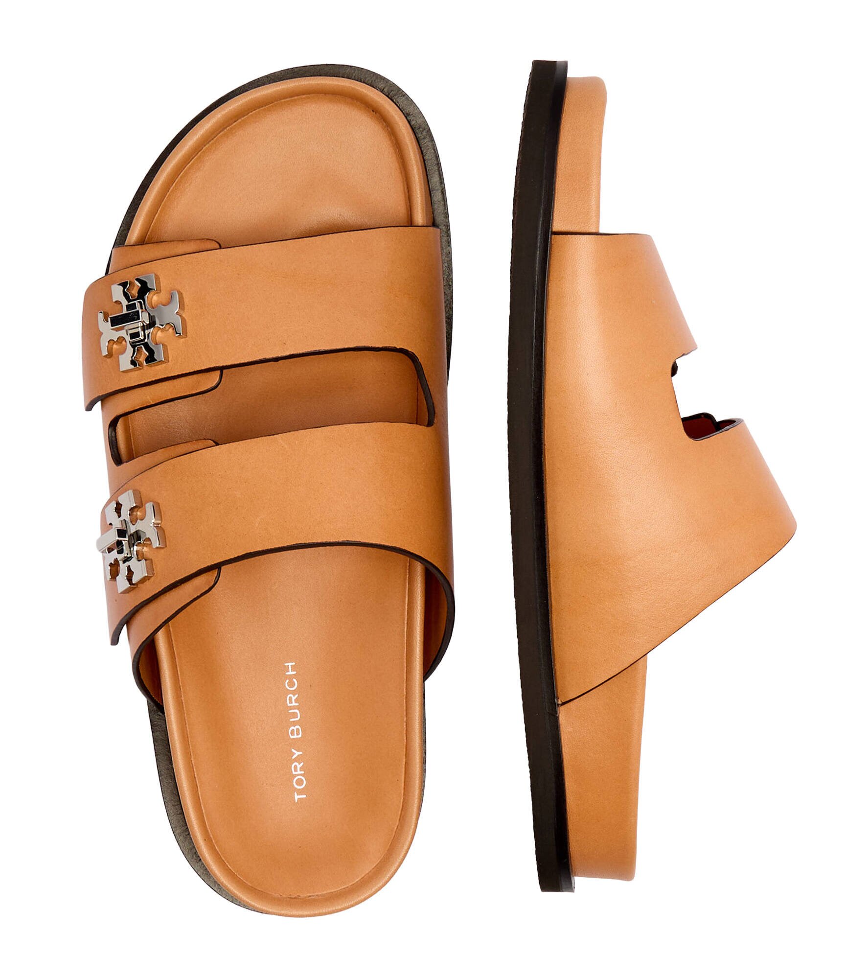 Tory Burch De piele șlapi T Lock