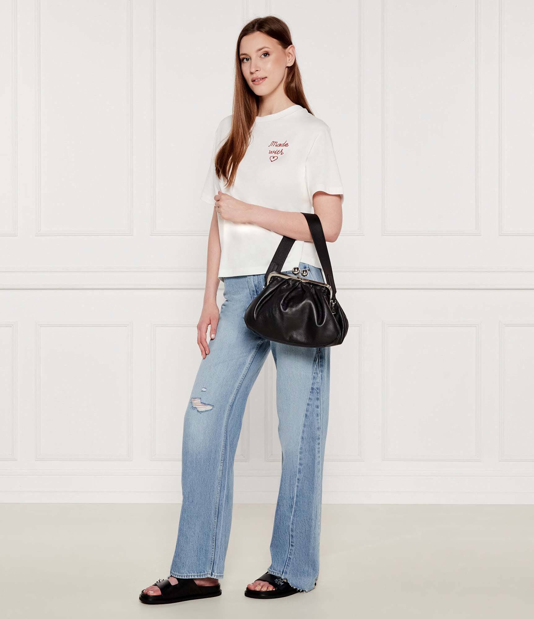 Tory Burch De piele șlapi Turnlock Sport