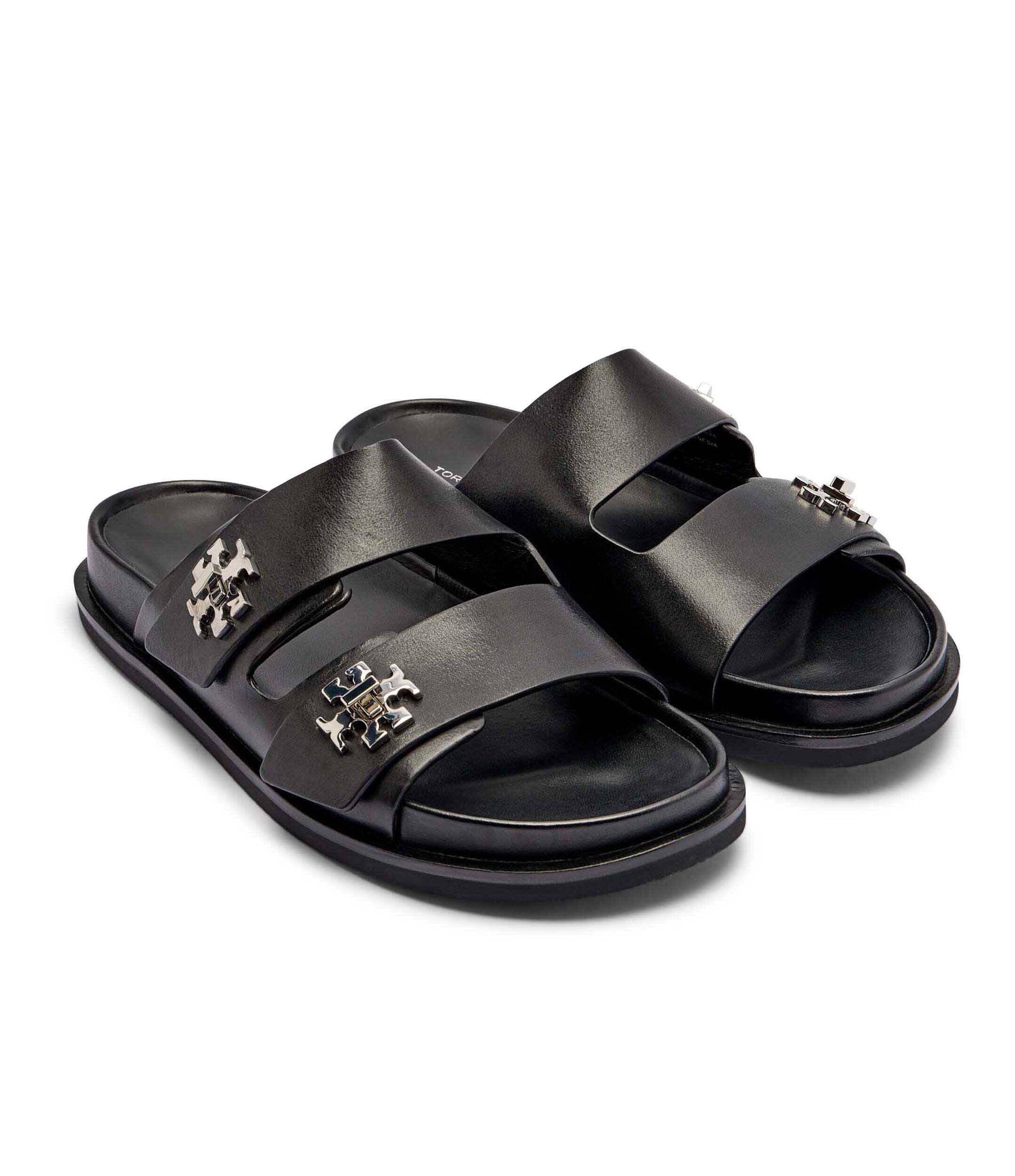 Tory Burch De piele șlapi Turnlock Sport