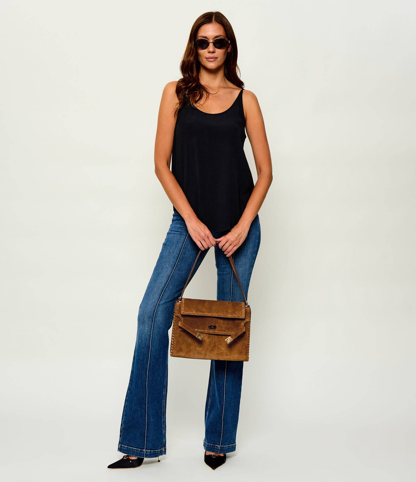 Tory Burch Geantă pe umăr Lee Radziwill | piele întoarsă
