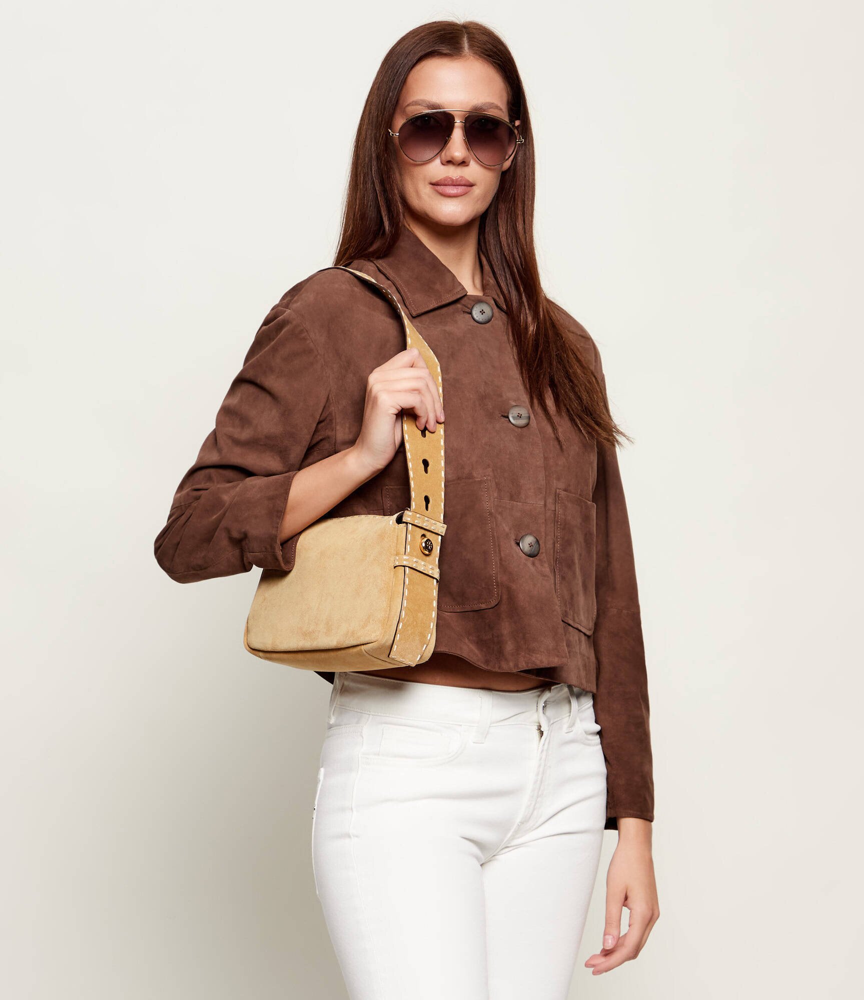 Tory Burch Geantă pe umăr Romy | piele întoarsă