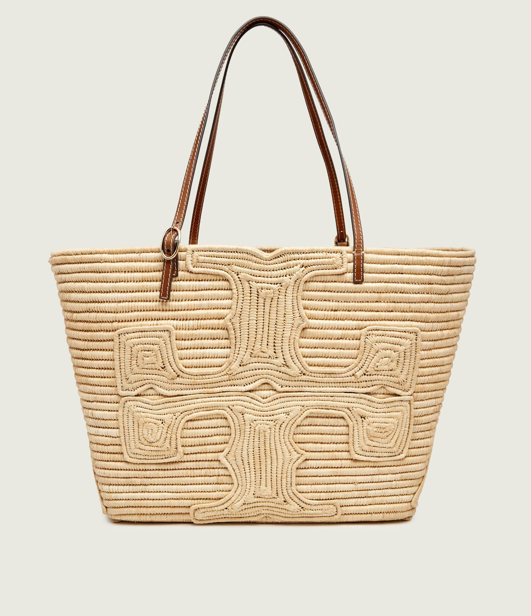 Tory Burch Geantă shopper + borsetă Ella | x Doum cu adaos de piele
