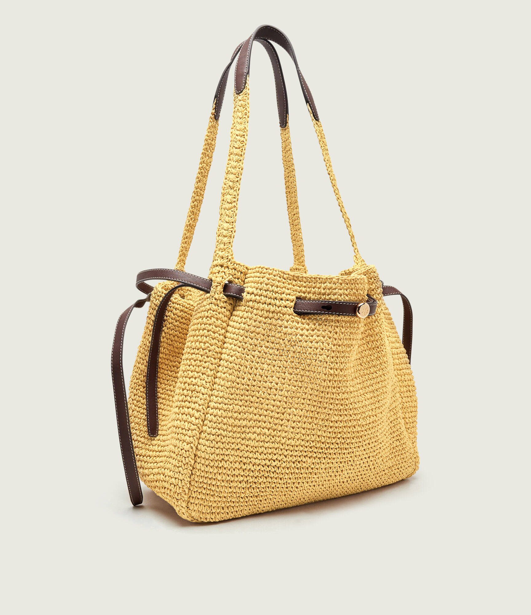 Tory Burch Geantă shopper Romy cu adaos de piele
