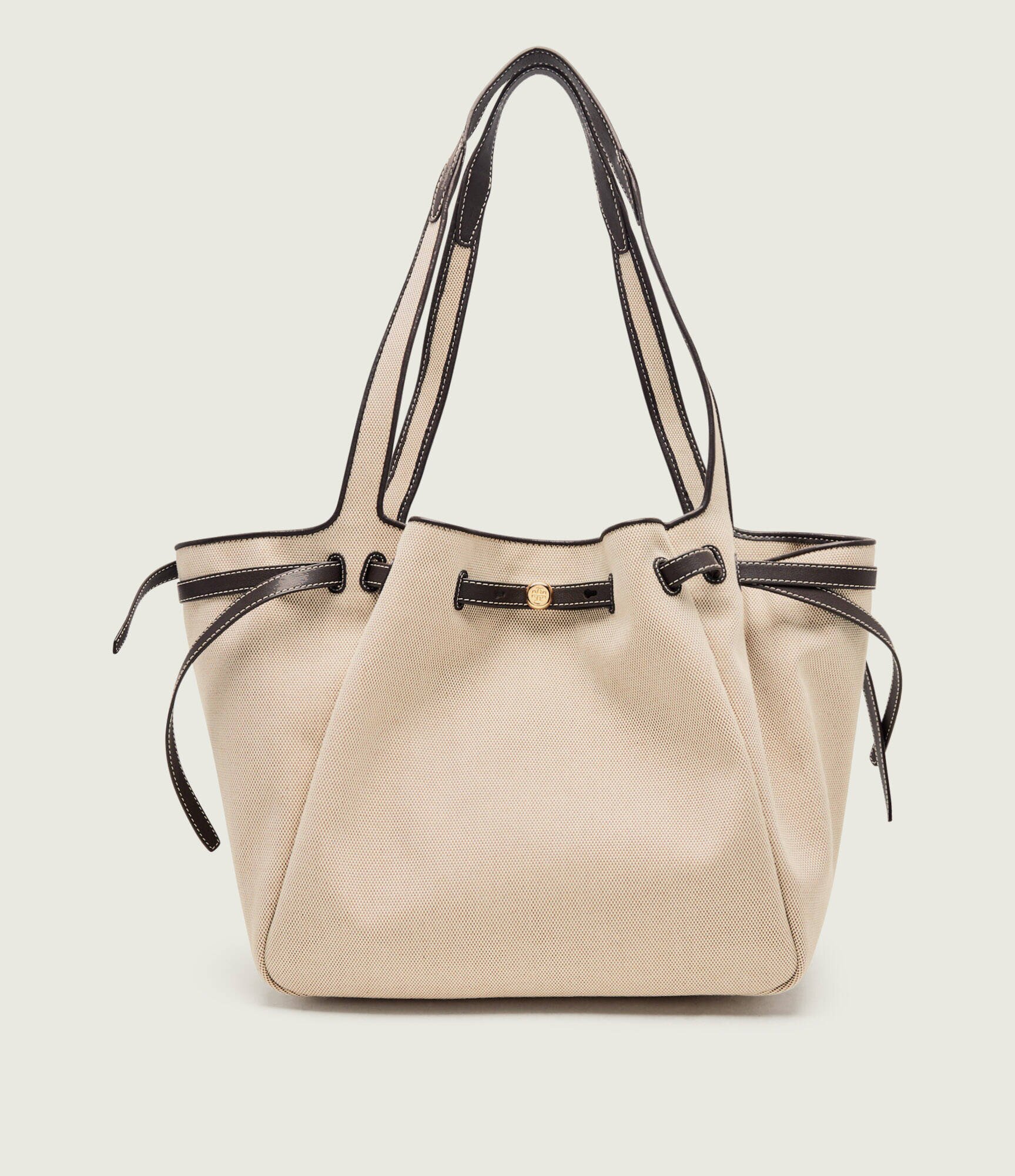 Tory Burch Geantă shopper Romy cu adaos de piele