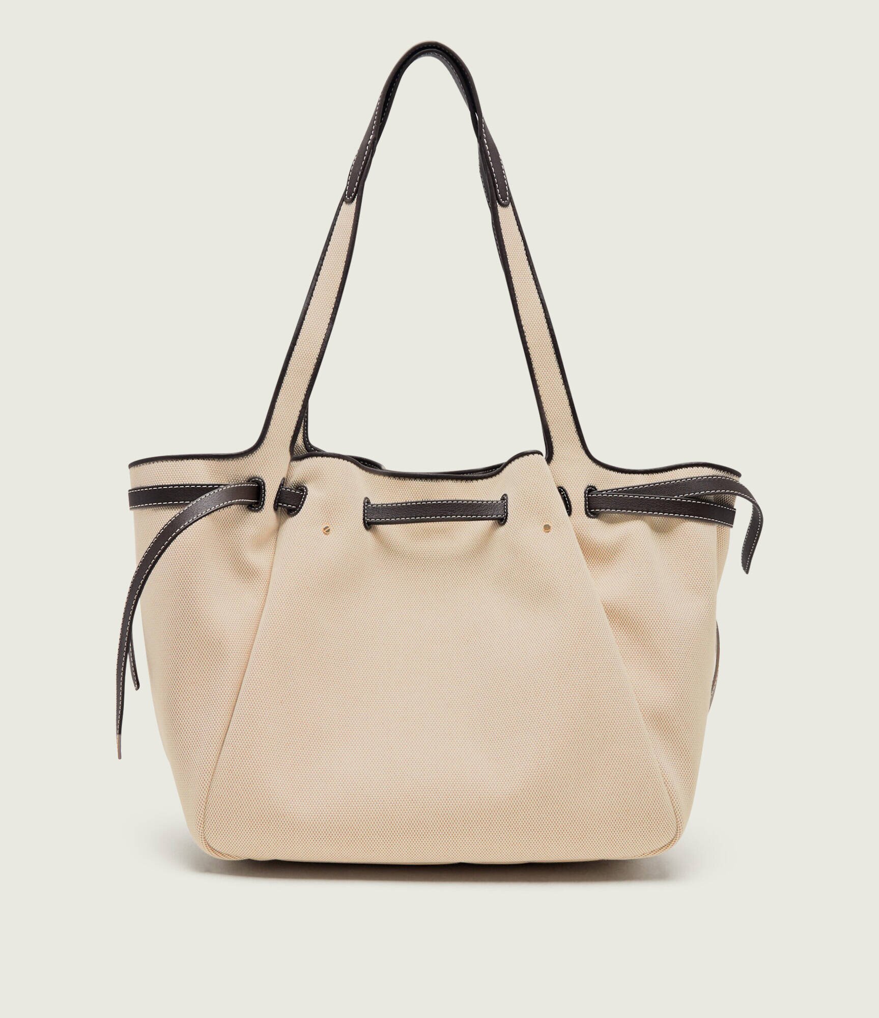 Tory Burch Geantă shopper Romy cu adaos de piele