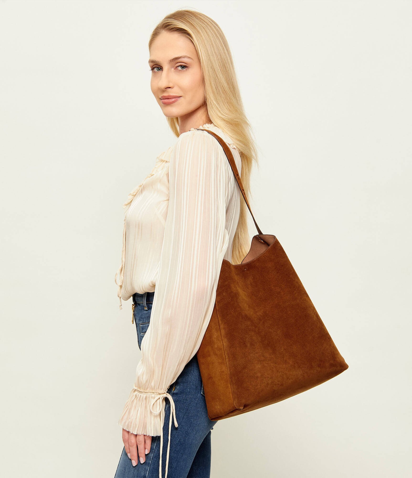 Tory Burch Geantă shopper Romy | piele întoarsă