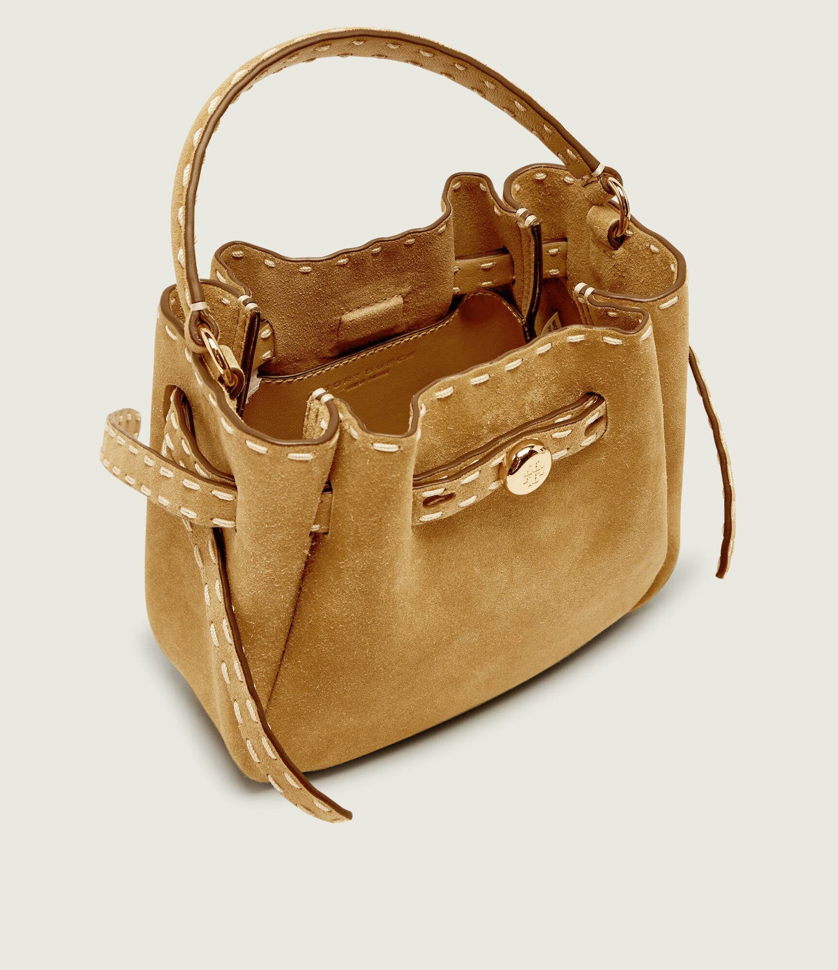 Tory Burch Geantă tip sac Romy Mini | piele întoarsă
