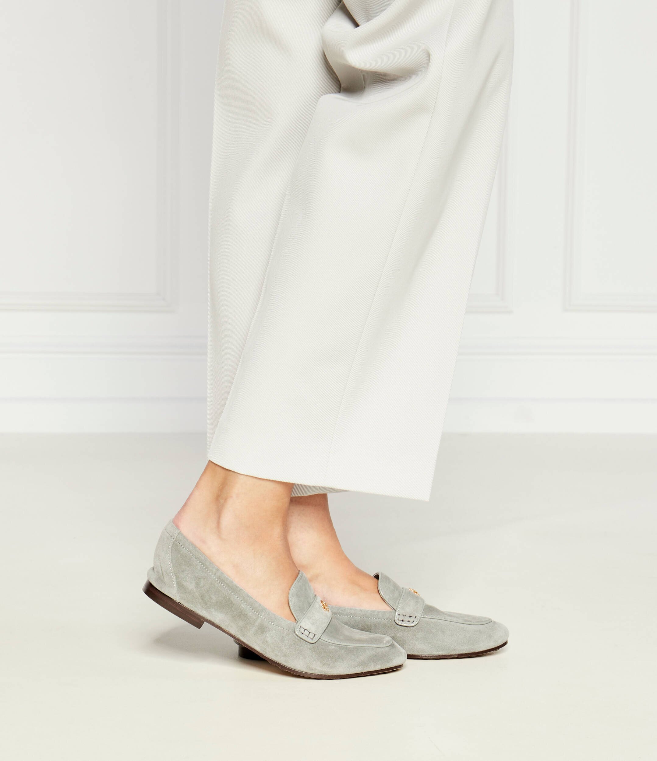 Tory Burch Pantofi loafer Ballet | piele întoarsă