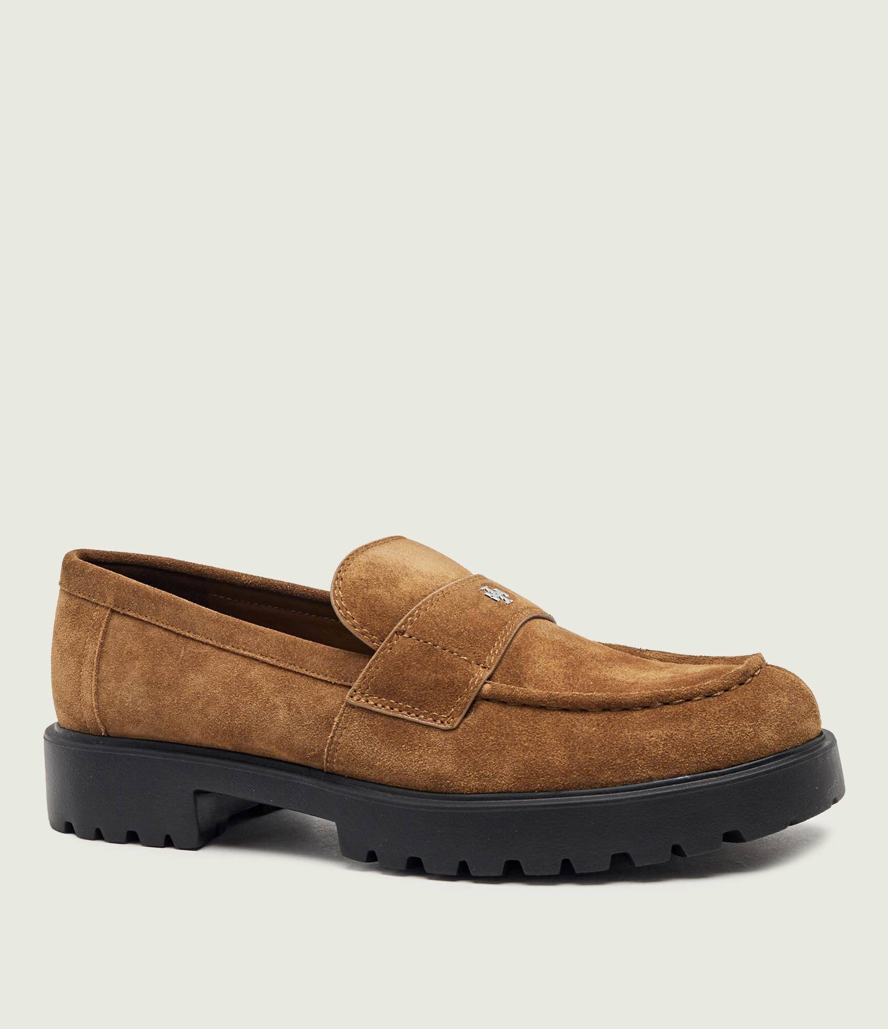 Tory Burch Pantofi loafer Classic Lug | piele întoarsă