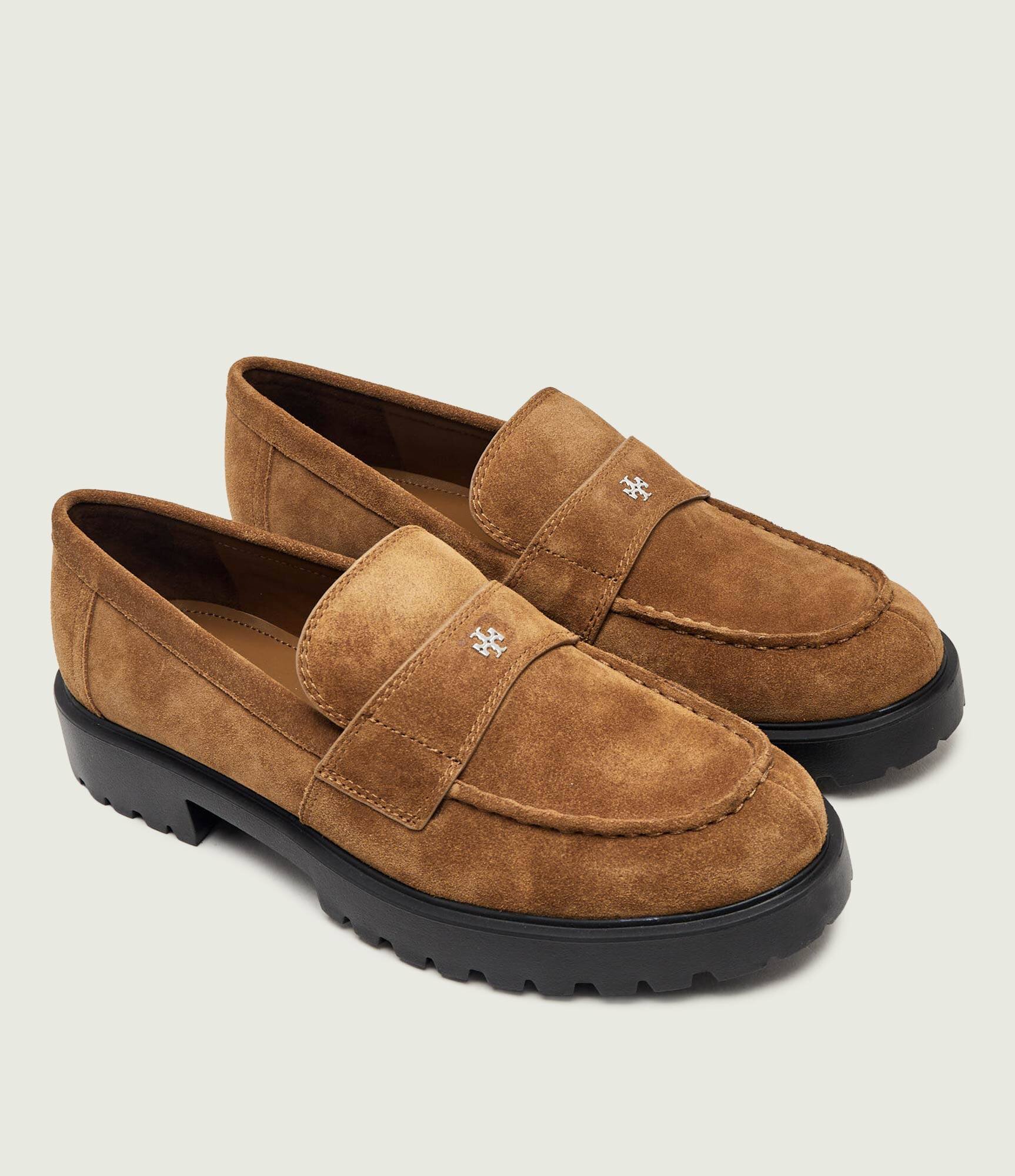 Tory Burch Pantofi loafer Classic Lug | piele întoarsă