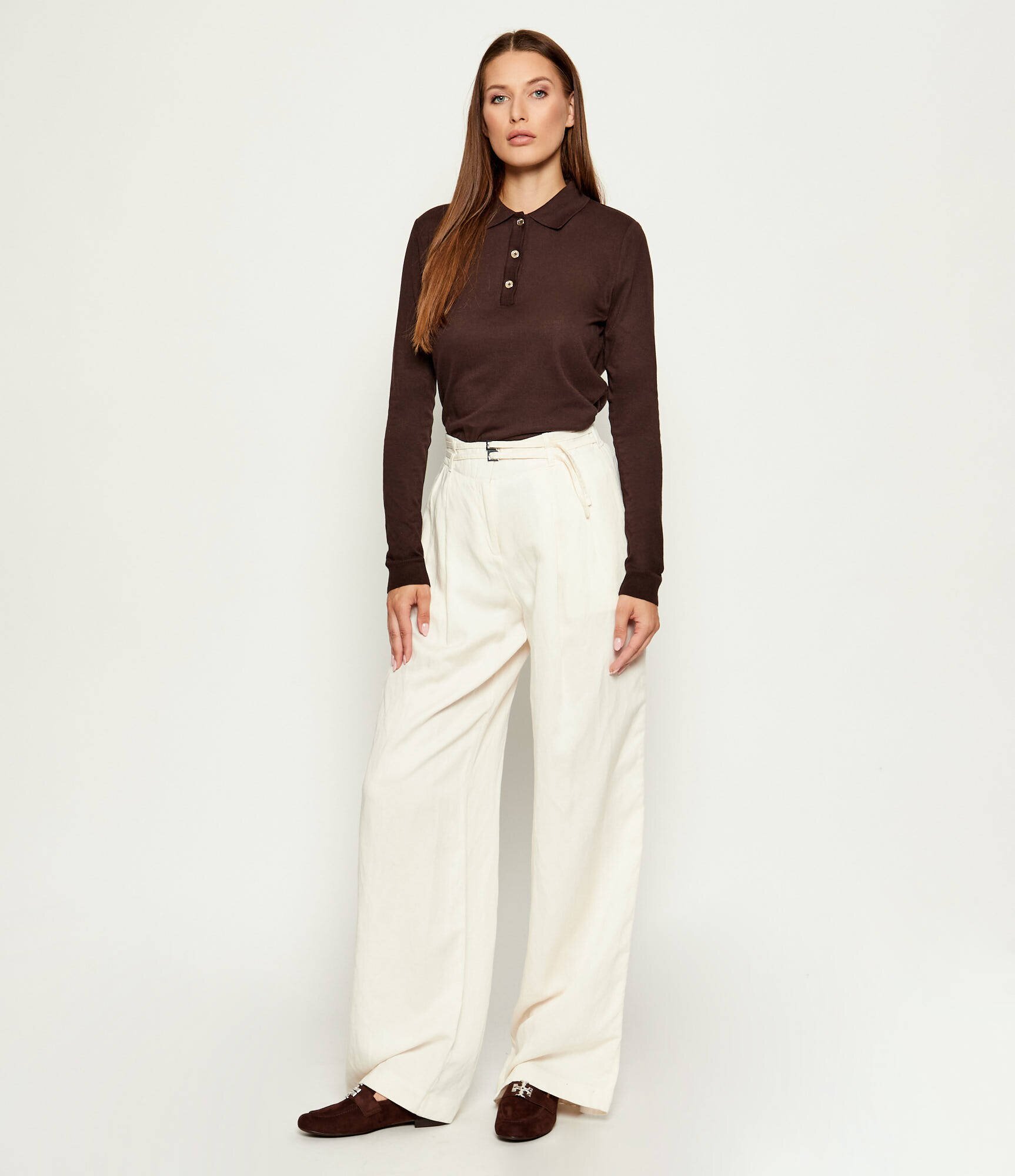 Tory Burch Pantofi lords ELEANOR | piele întoarsă