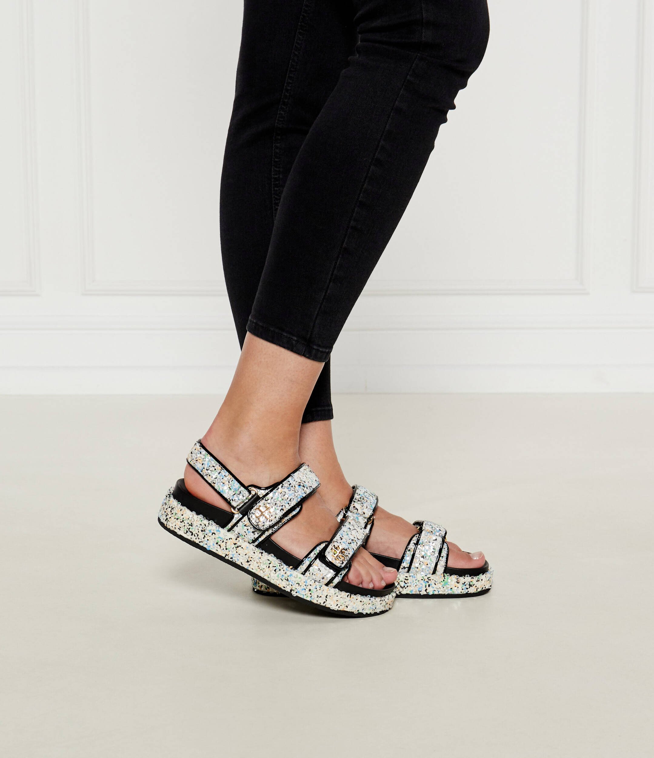 Tory Burch Sandale Kira cu adaos de piele