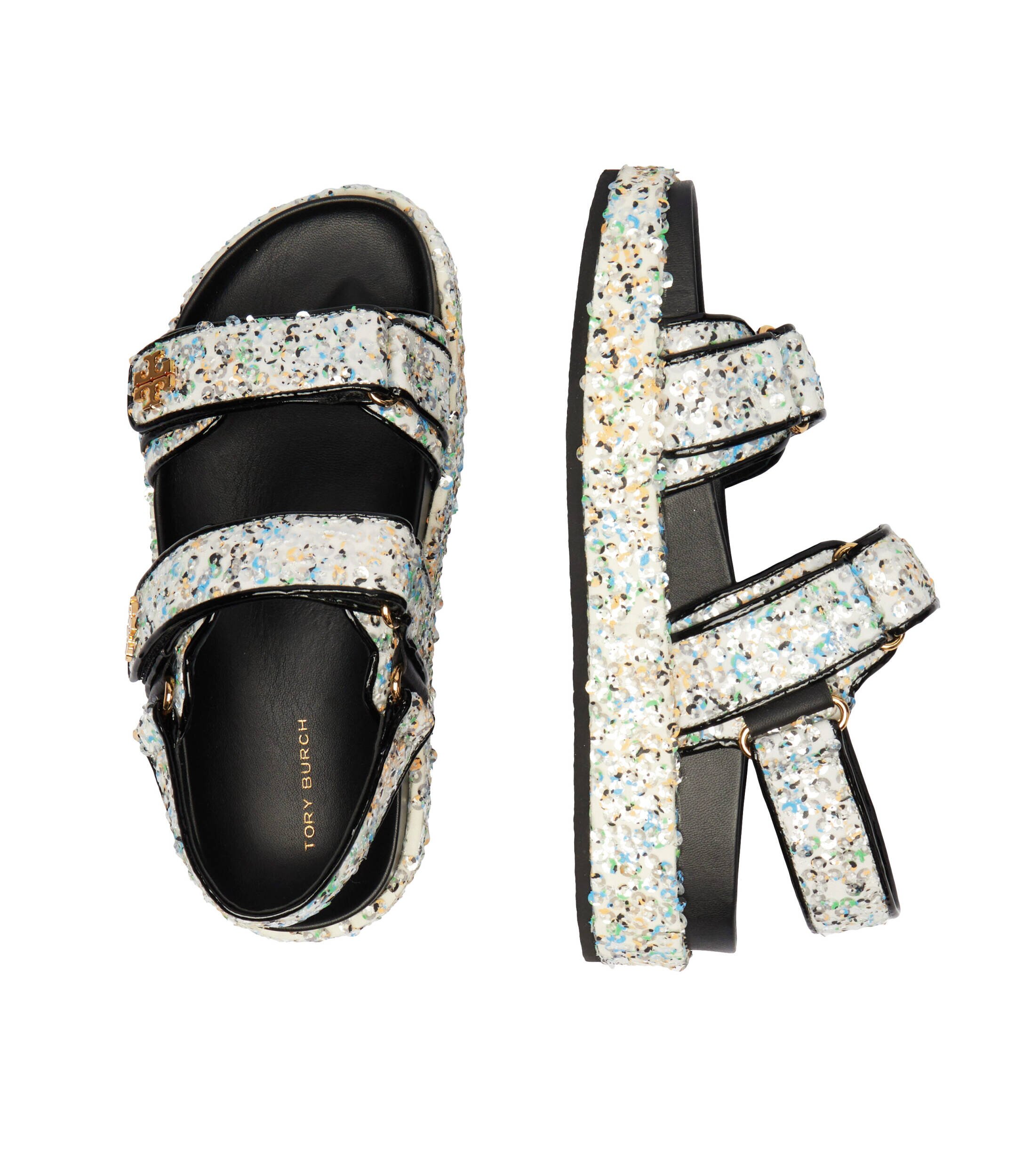Tory Burch Sandale Kira cu adaos de piele
