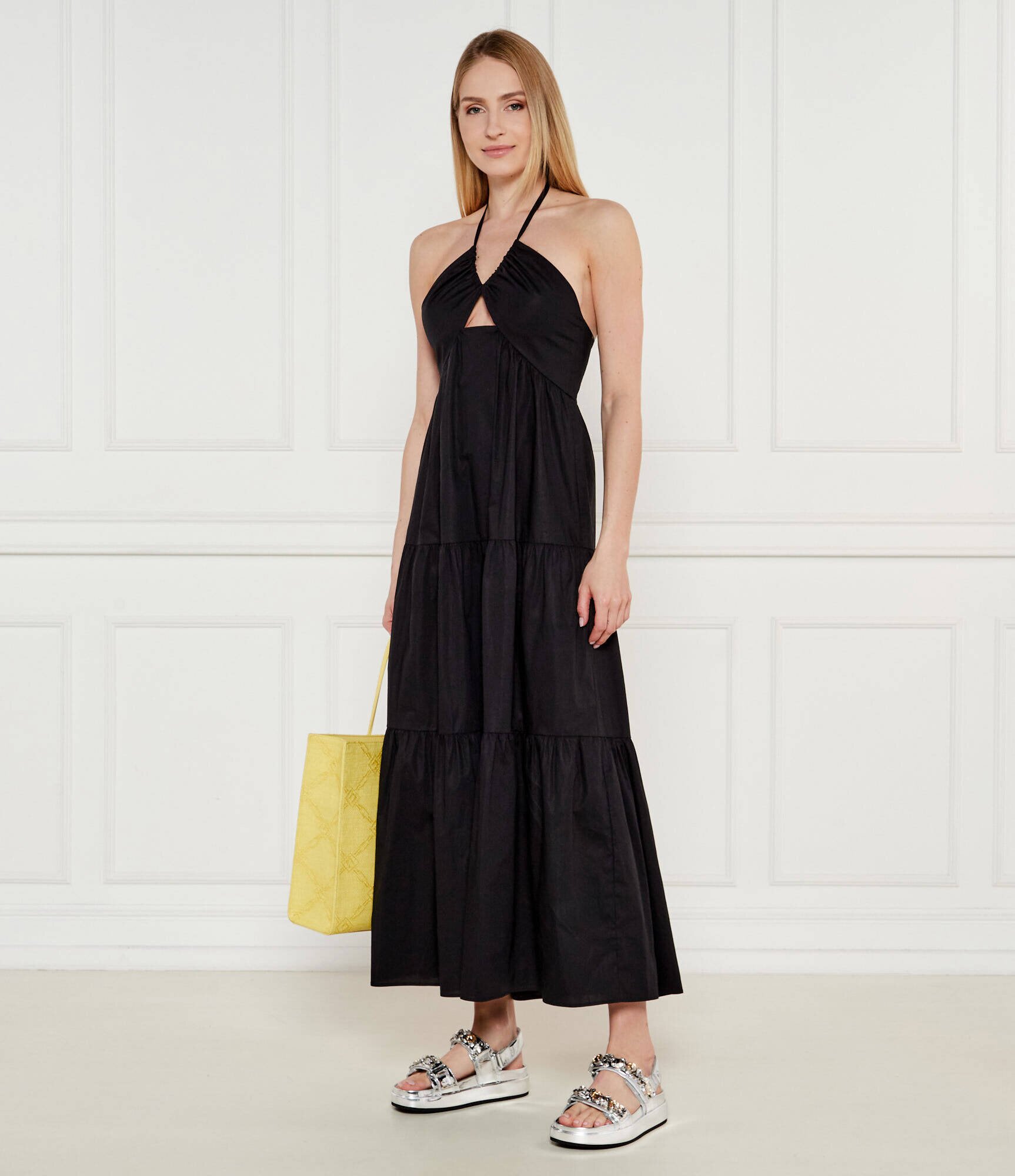 Tory Burch Sandale Kira Embellished cu adaos de piele