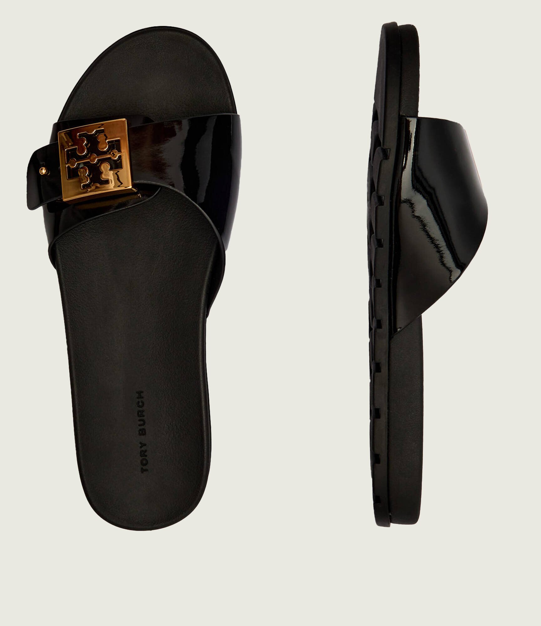 Tory Burch Șlapi cu adaos de piele