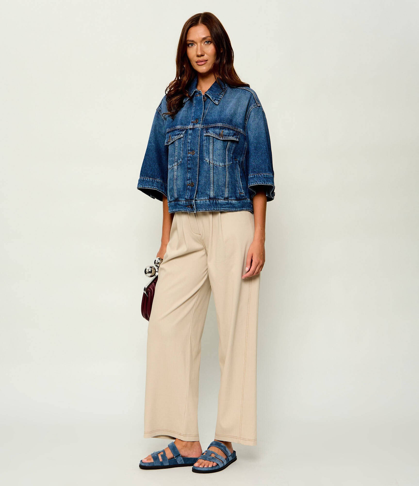 Tory Burch Șlapi Ines | piele întoarsă