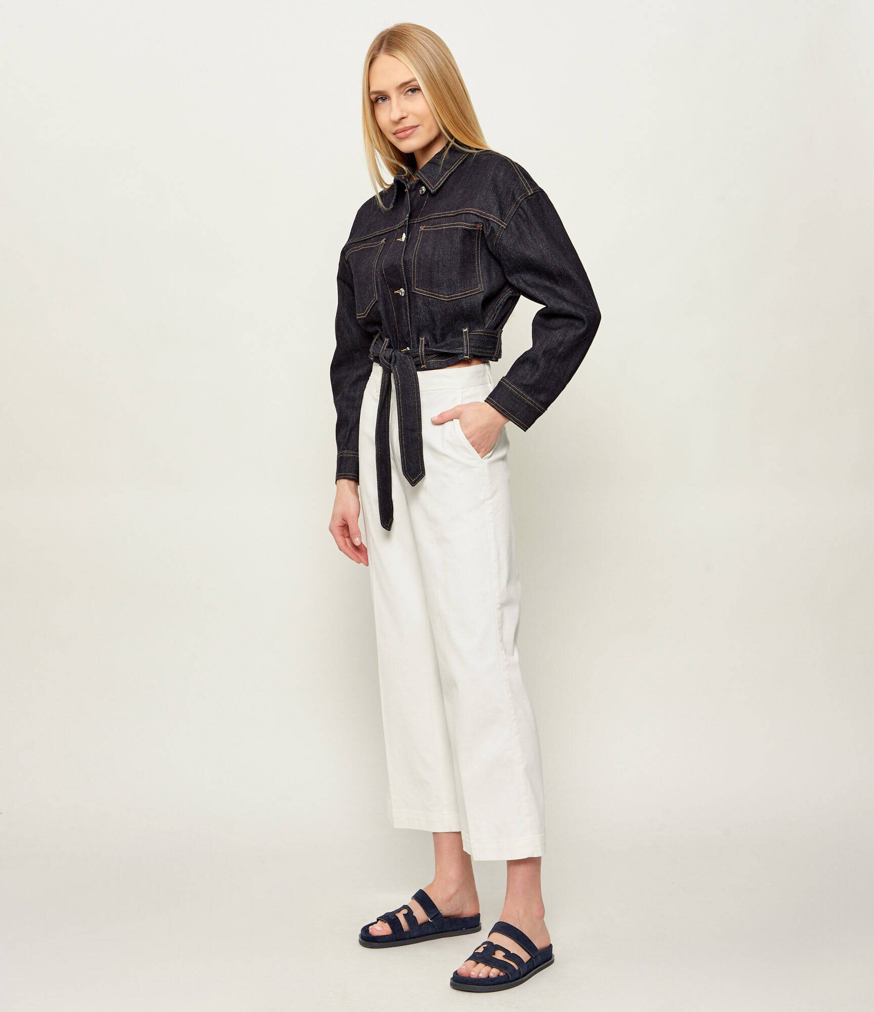 Tory Burch Șlapi Ines | piele întoarsă
