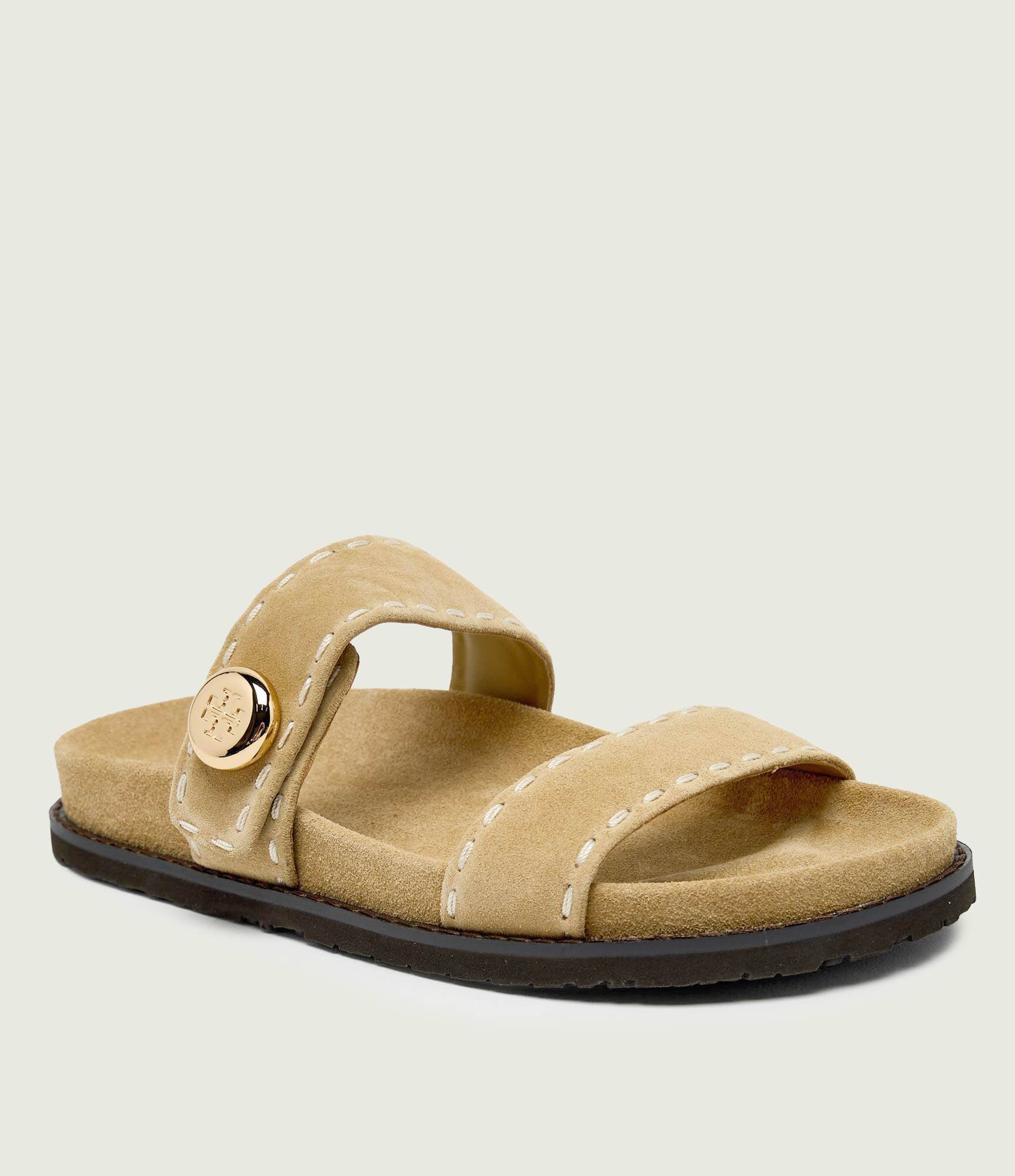 Tory Burch Șlapi Romy | piele întoarsă