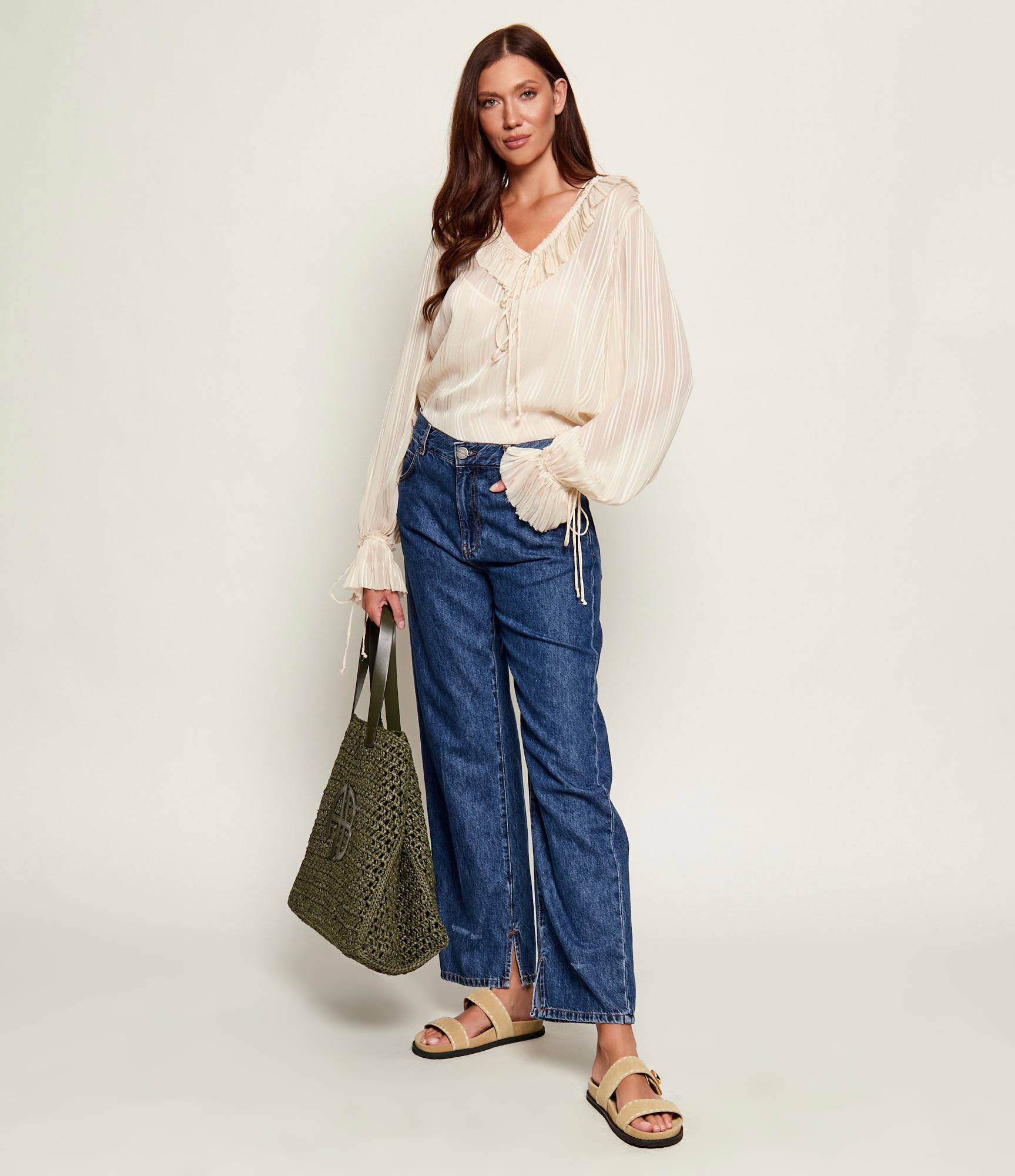 Tory Burch Șlapi Romy | piele întoarsă