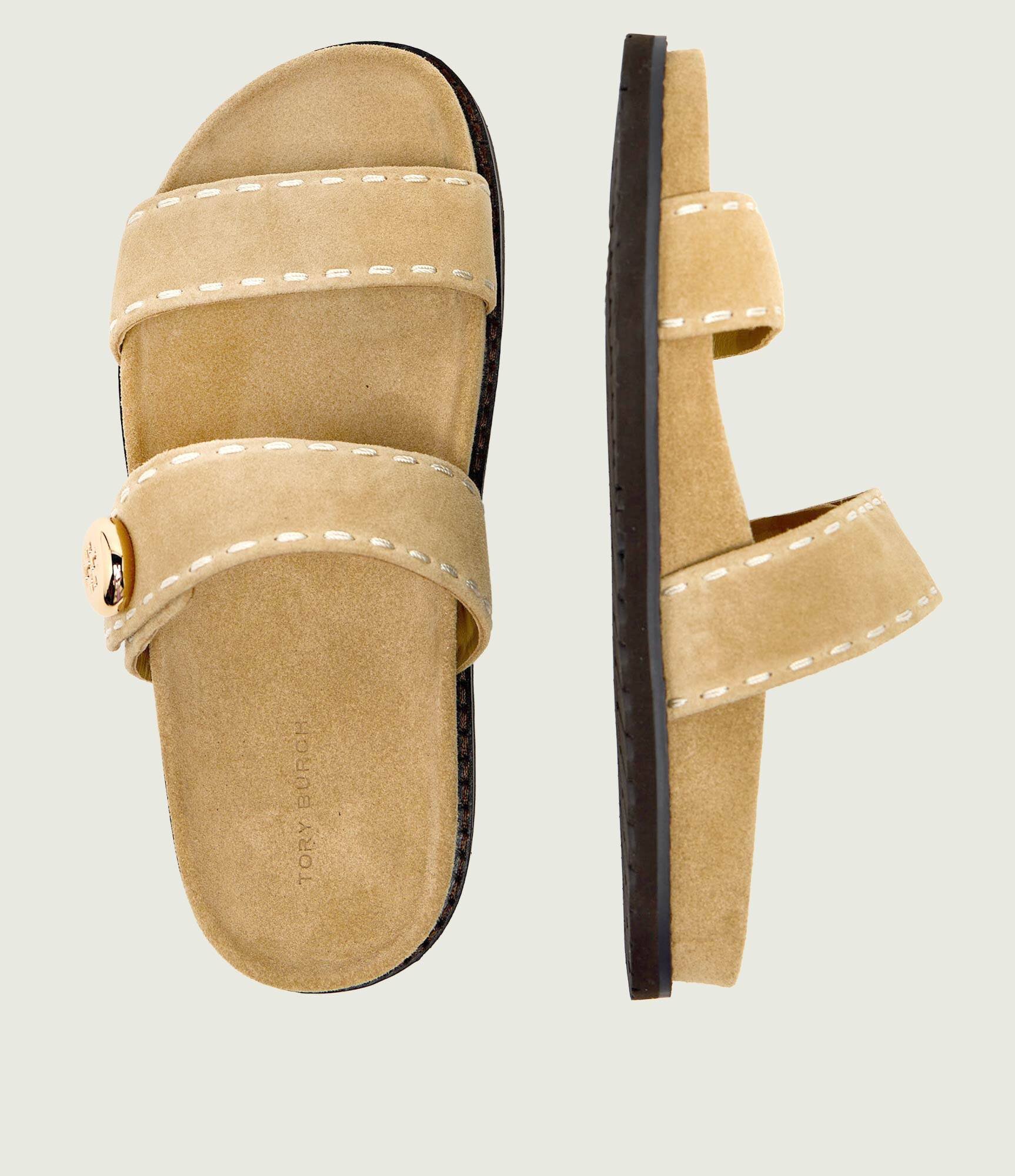 Tory Burch Șlapi Romy | piele întoarsă