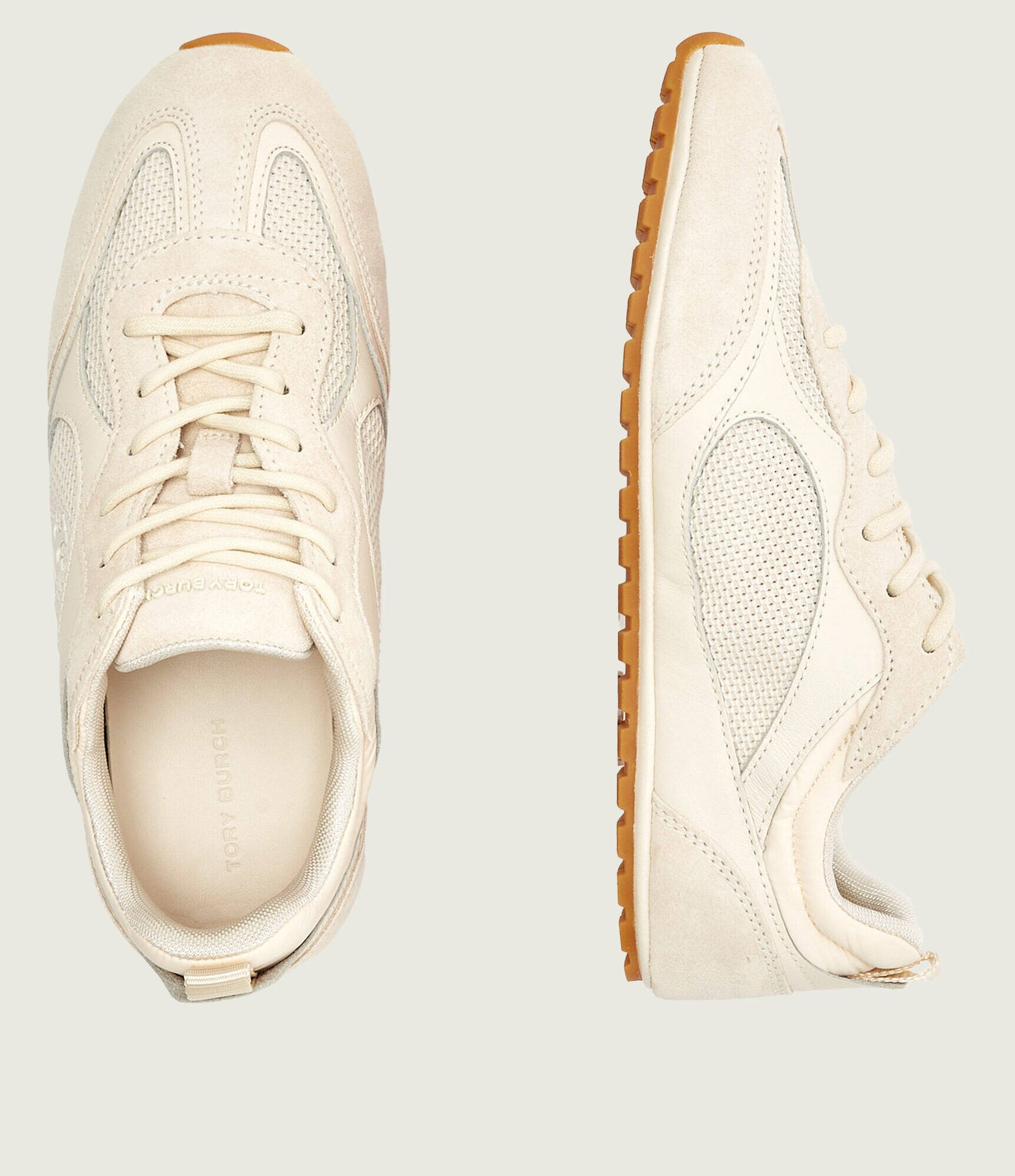 Tory Burch Sneakers FIELD | piele întoarsă