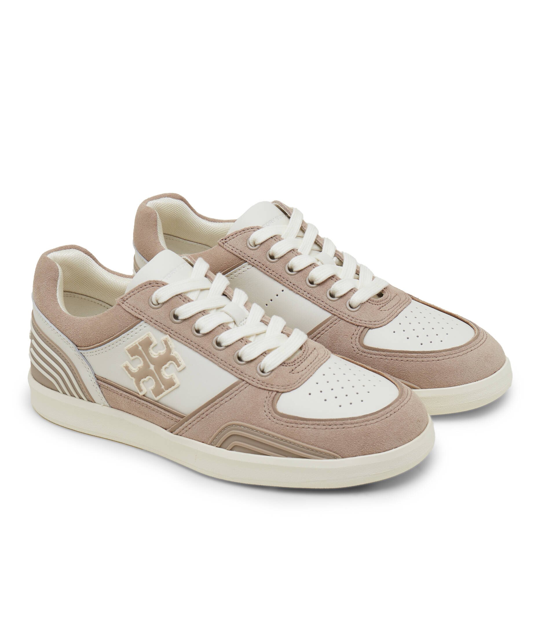 Tory Burch Teniși din piele Clover Court | piele întoarsă